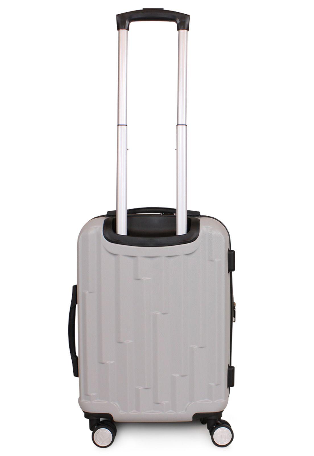 Pack Maleta cabina con usb Flip gris 10kg + Neceser Spark Fila-5