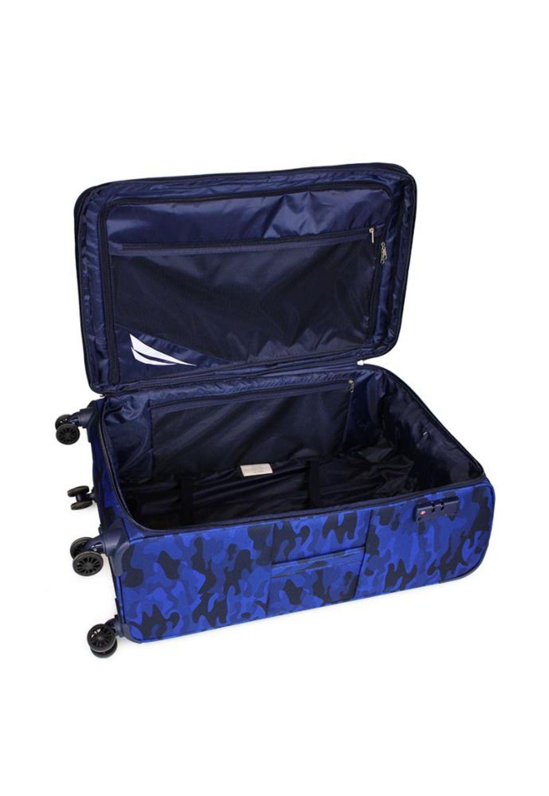 Maleta de tela Barham Mediana 20kg azul Nautica-1