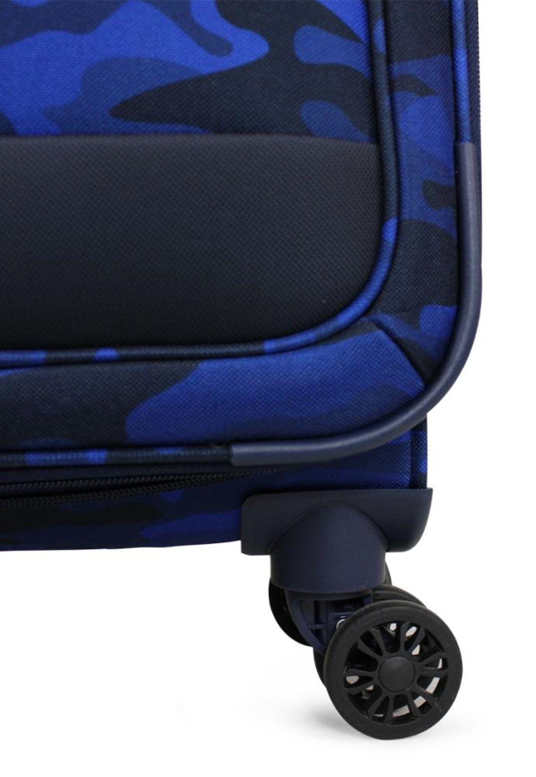Maleta de tela Barham Mediana 20kg azul Nautica-2