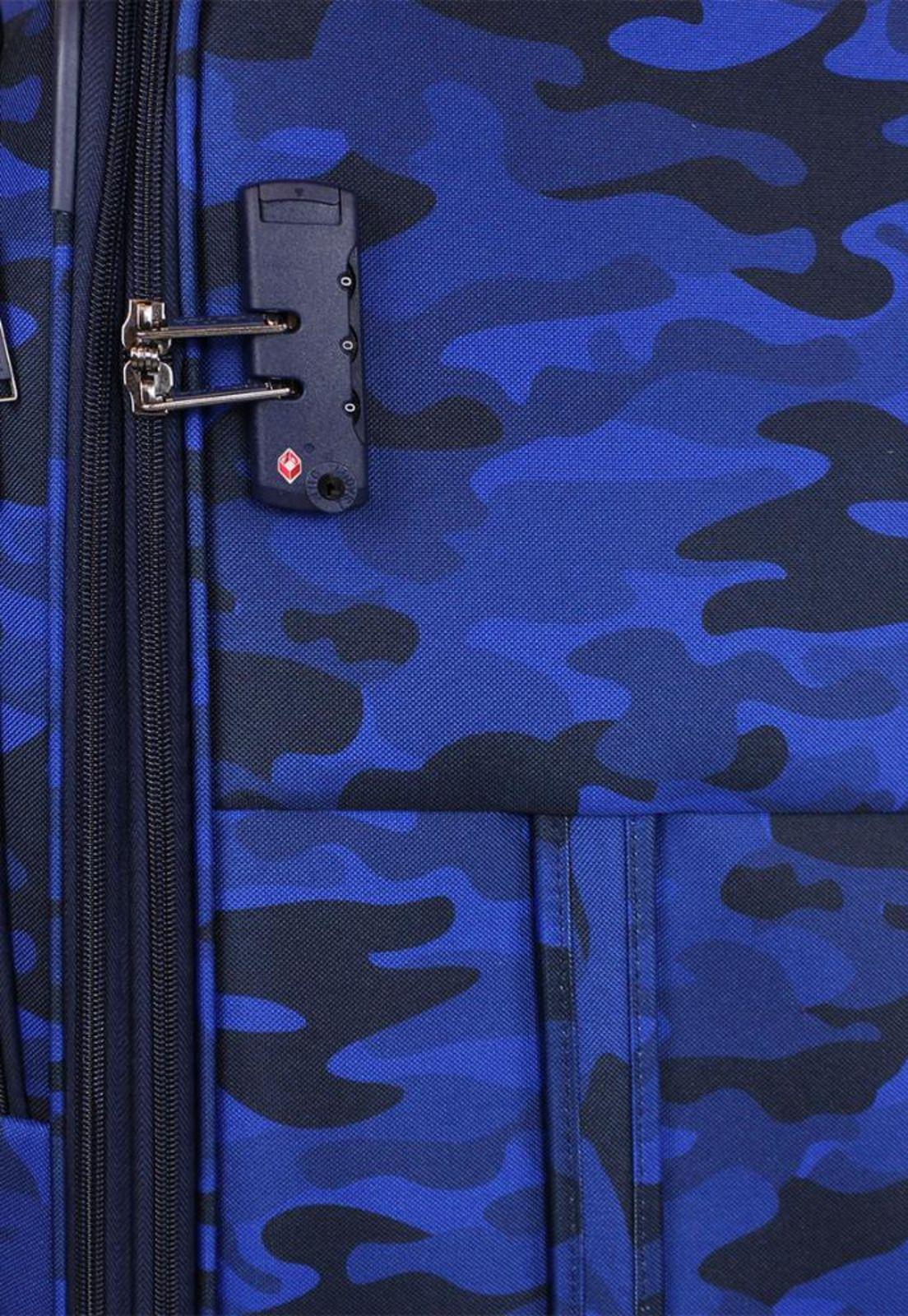 Maleta blanda de tela Barham Mediana 20kg azul Nautica-3