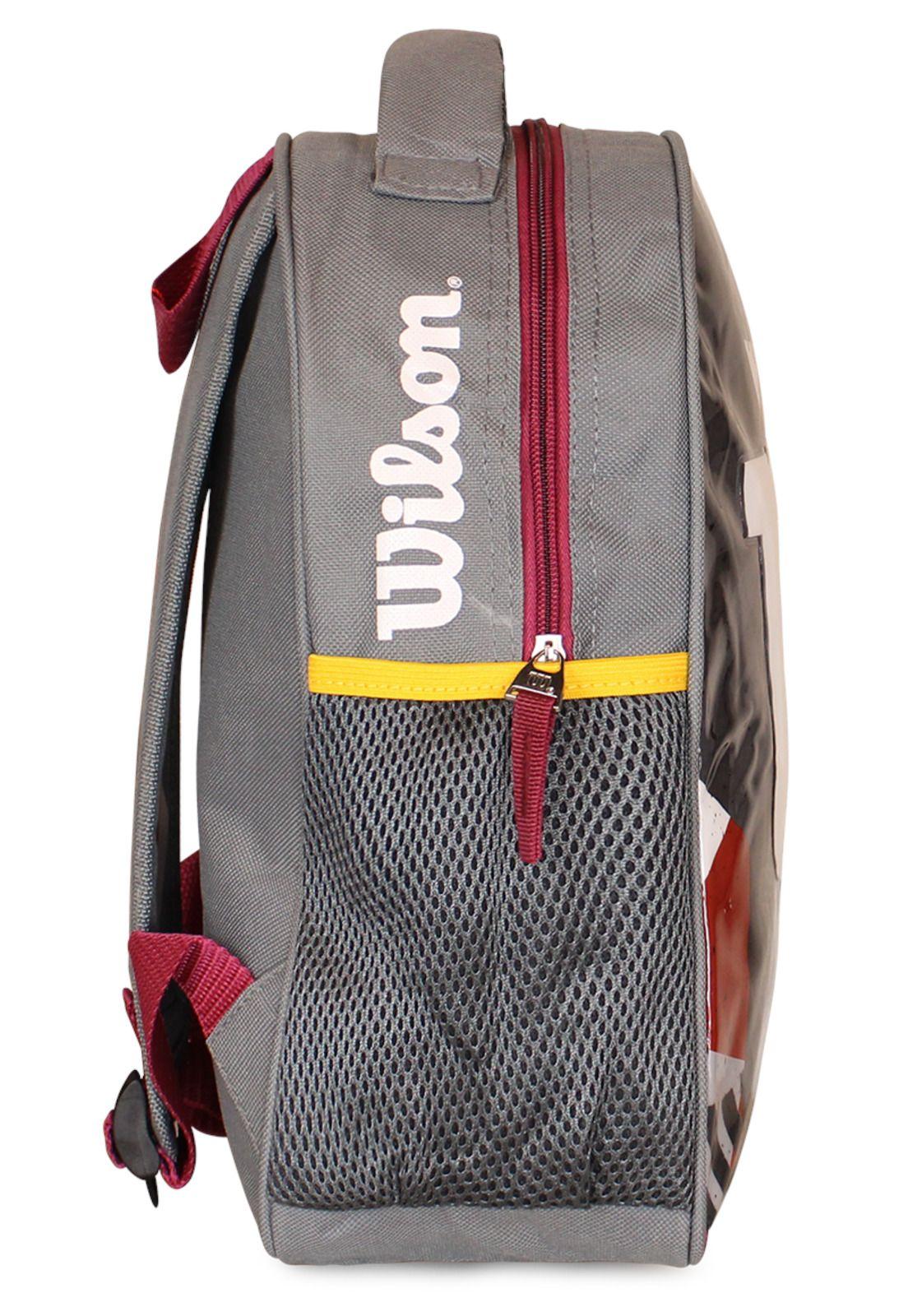 Mochila infantil unisex Fusion gris multicolor Wilson-2