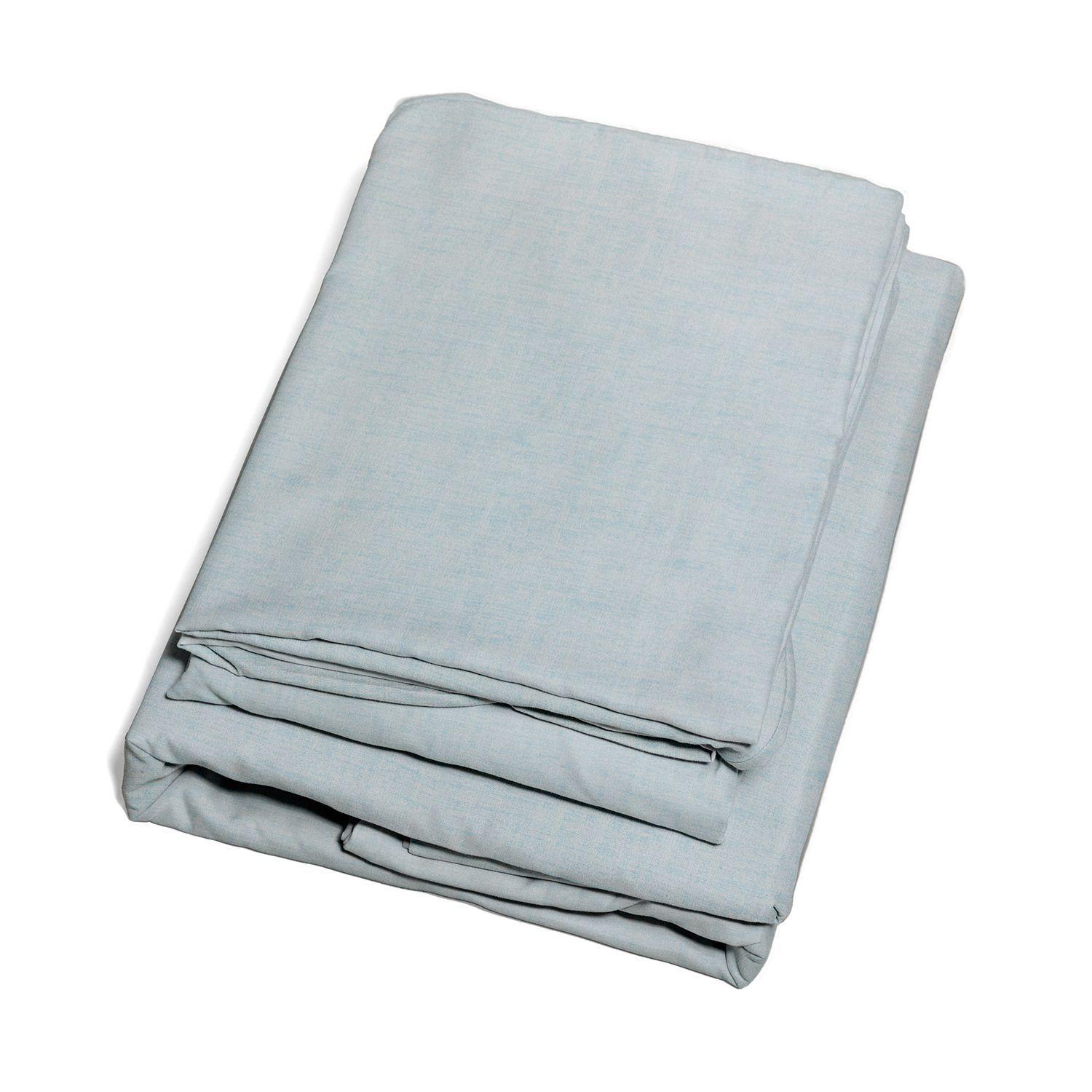 Juego de sábanas Nautica 4 piezas microfibra 2 plazas tonos celeste-4