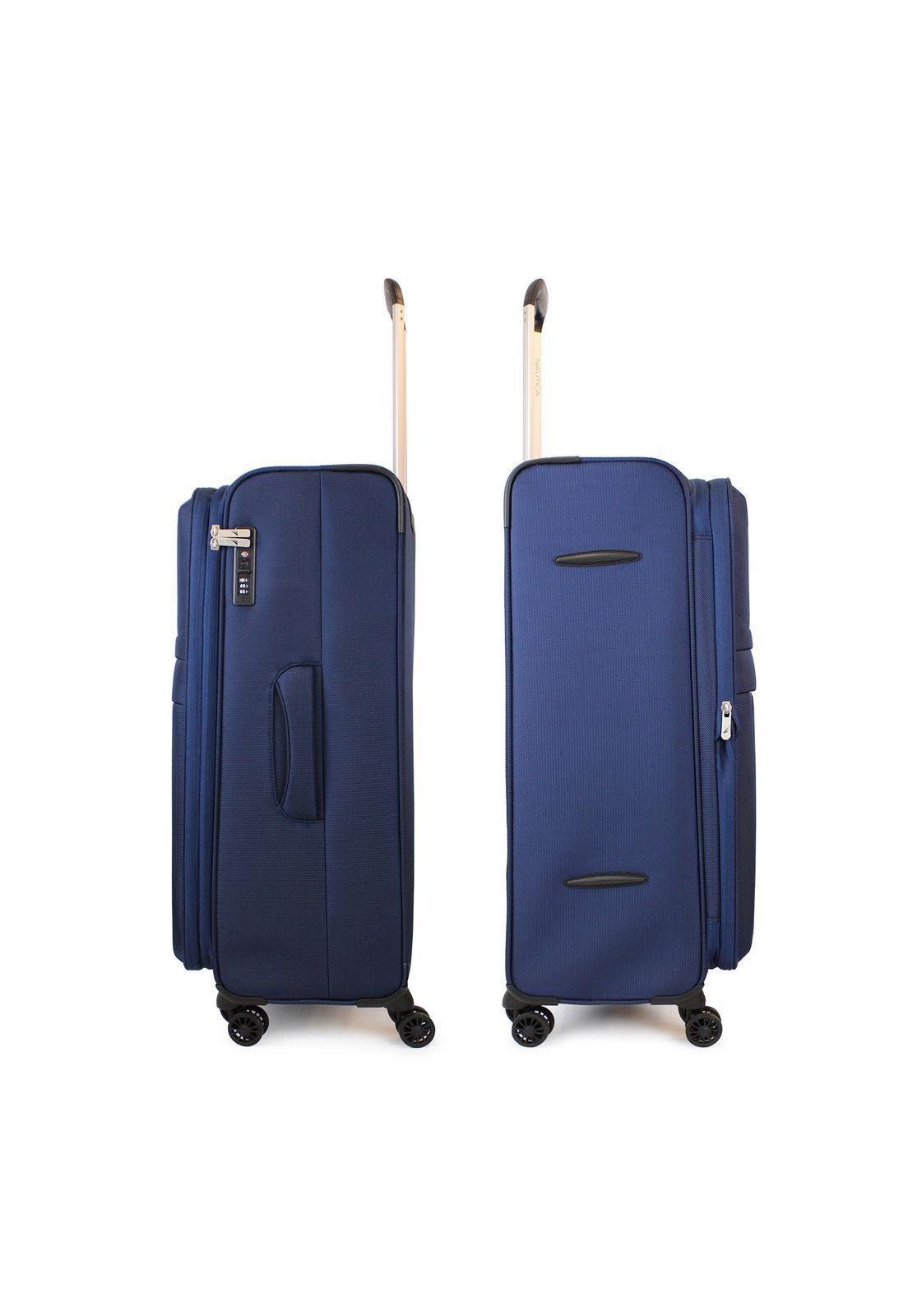 Maleta blanda de tela S de cabina Nautica Munich 10kg azul-6