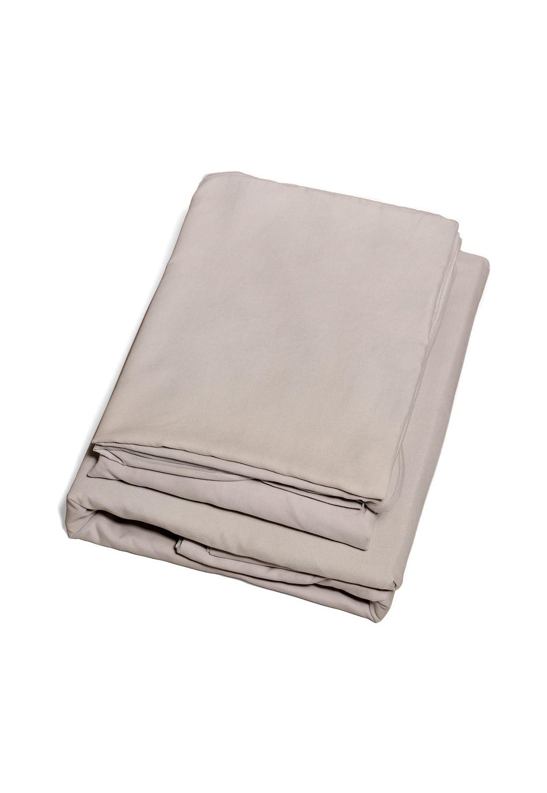 Juego de sábanas Nautica 4 piezas microfibra 2 plazas beige-2