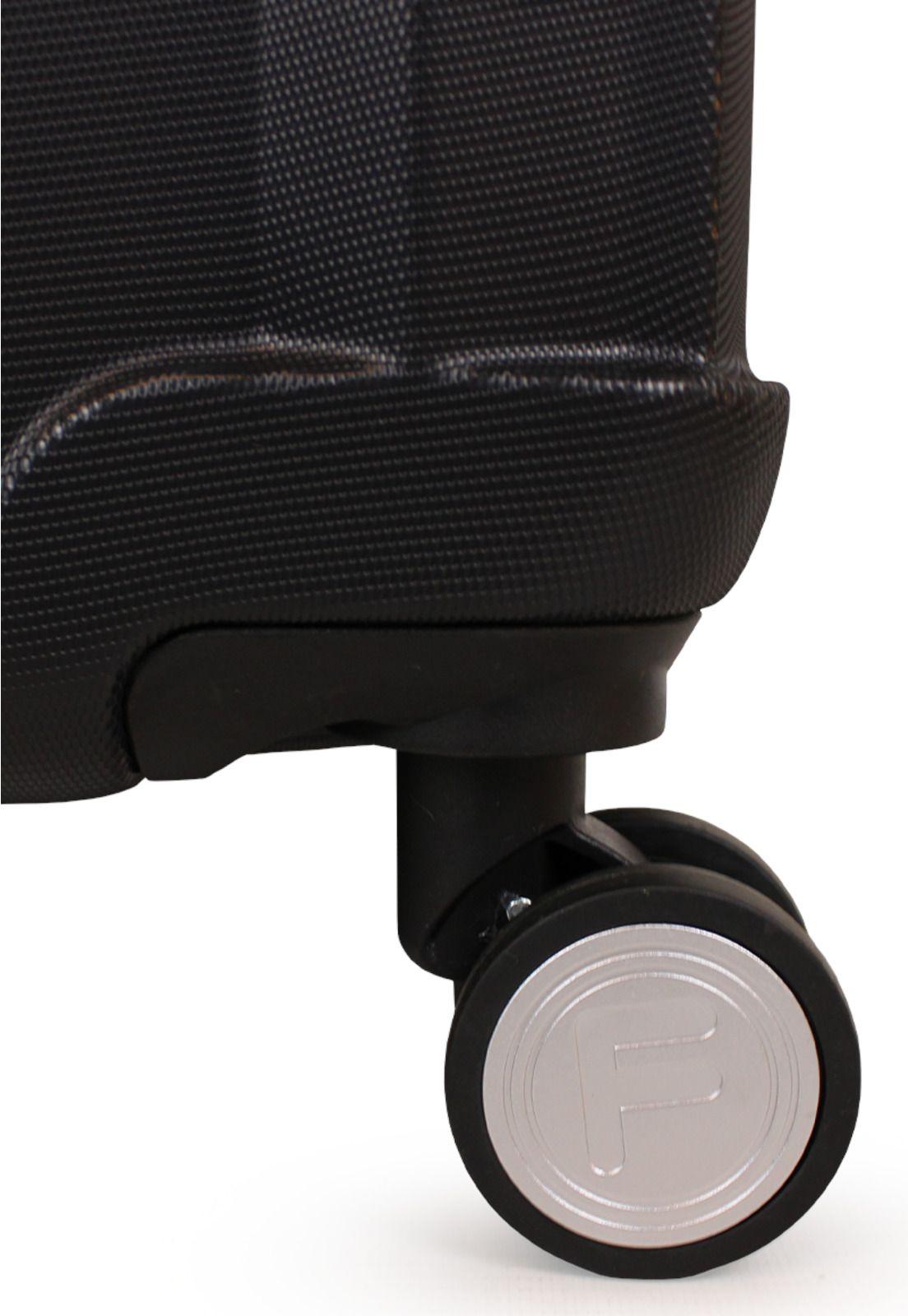 Pack Maleta cabina Flip negra 10kg + Mochila Fila Bolonia-8