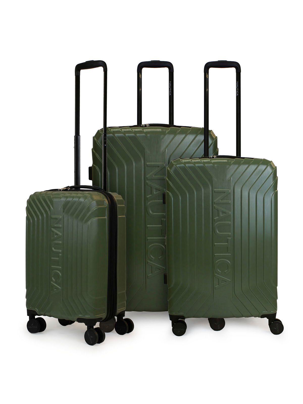 Set de 3 maletas S+M+L Nautica San Blas verde-0