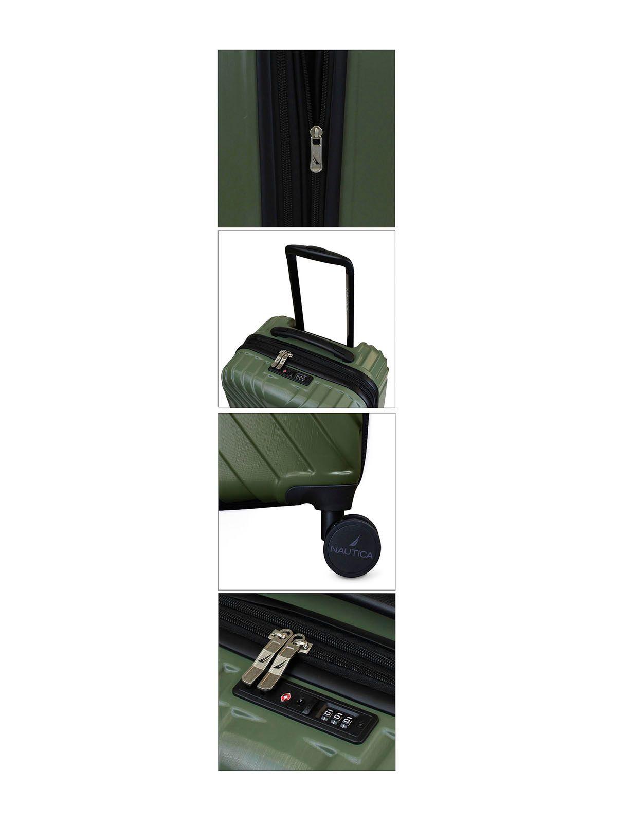 Set de 3 maletas S+M+L Nautica San Blas verde-2