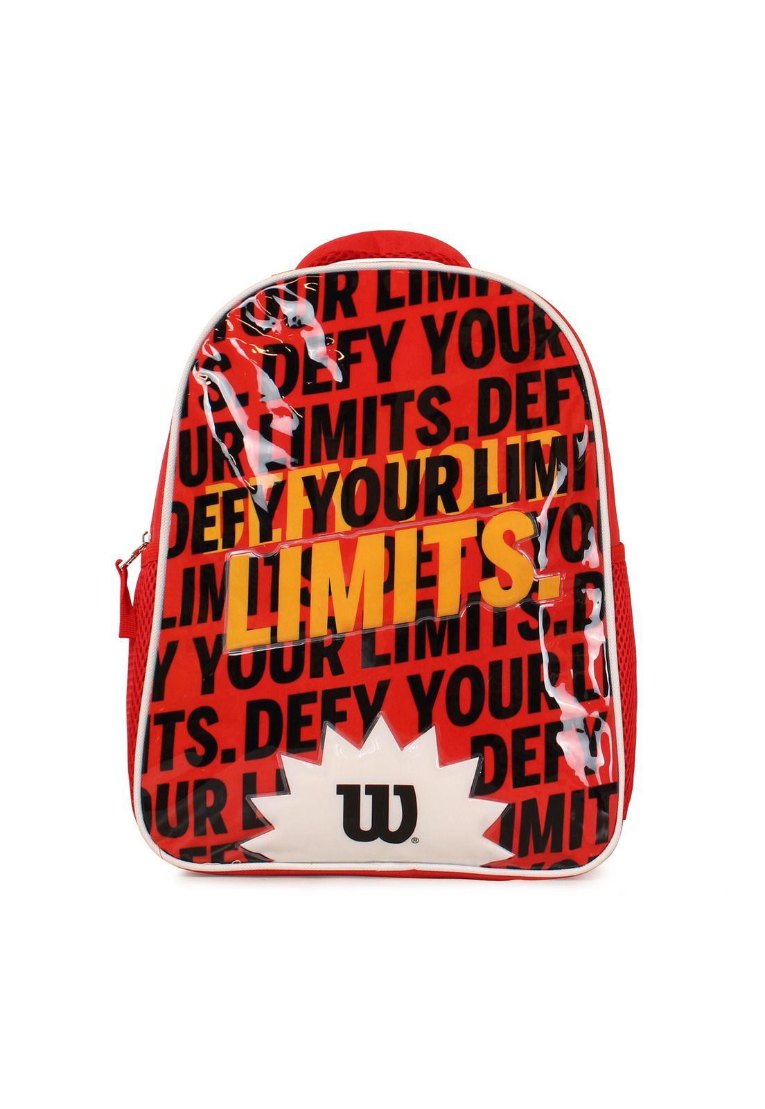 Pack Wilson 2 mochilas infantil Luck roja y Azul-4
