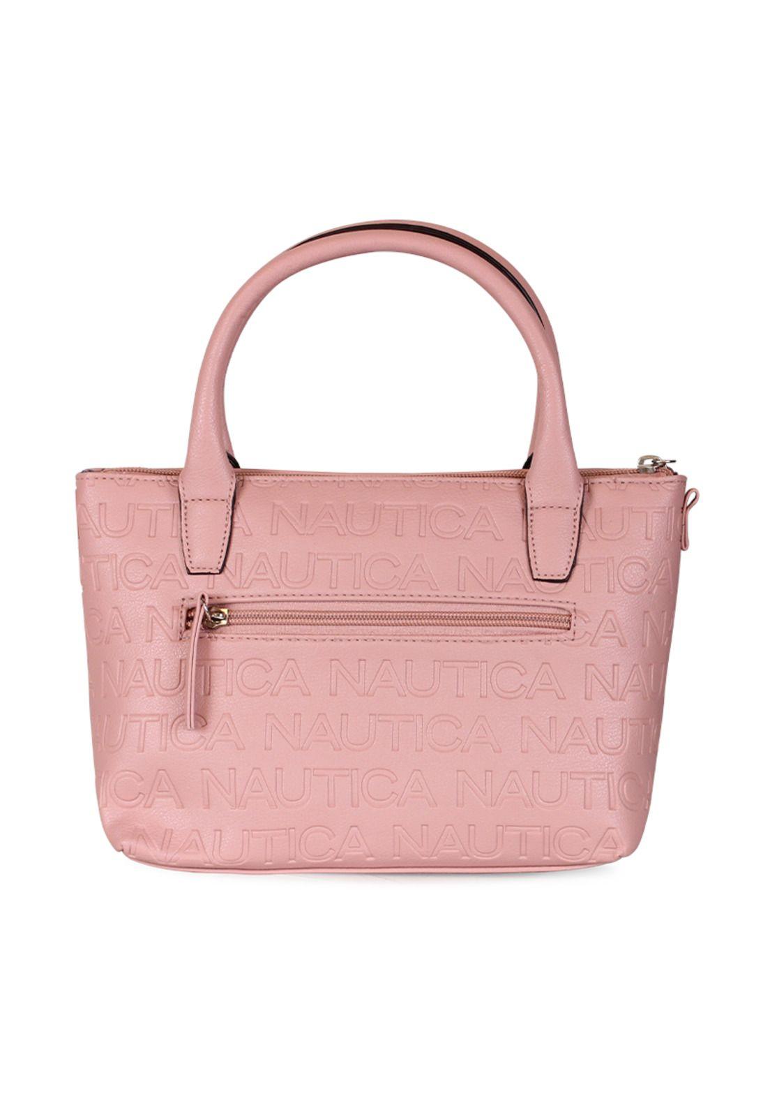 Pack Nautica Mochila Queen + Bolso tipo cartera Delray rosado-4