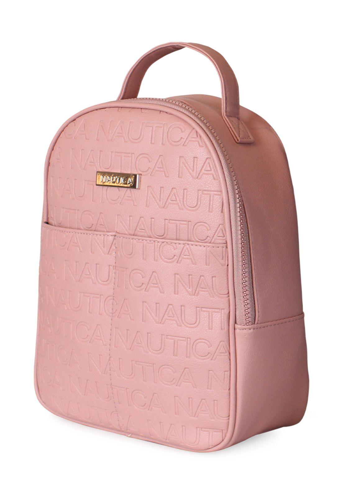 Pack Nautica Mochila Queen + Bolso tipo cartera Delray rosado-6