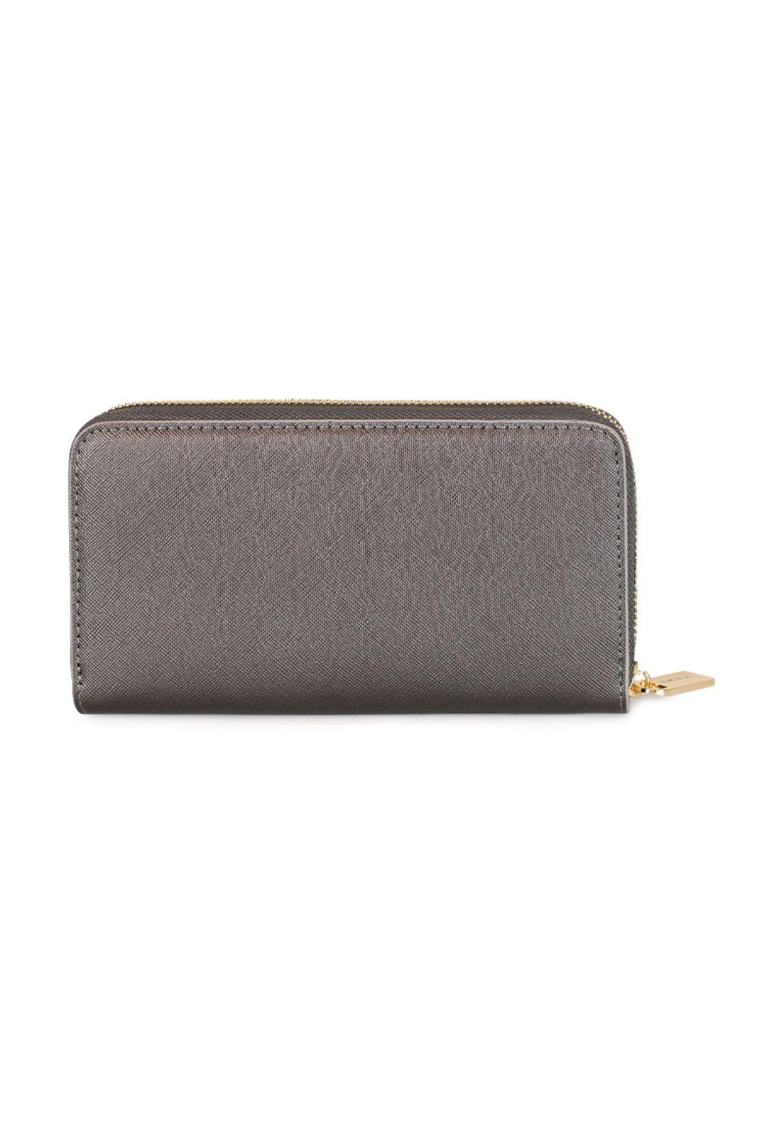 Pack Billetera Ava gris + Pañuelo Oni pink Kenneth Cole-4