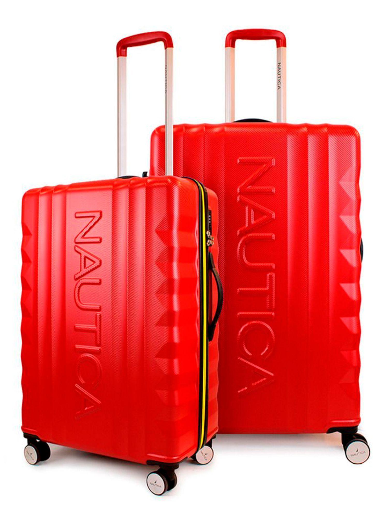 Pack 2 maletas Nautica M+L Polonia 20kg y 23kg roja-0