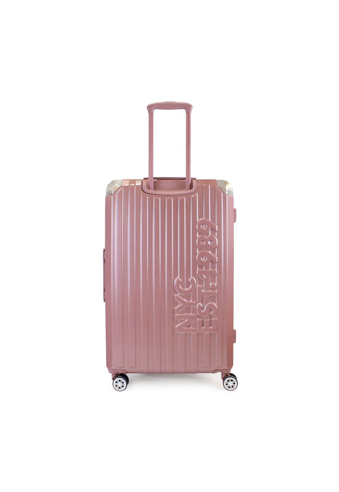 Maleta Donna Karan L grande Glow 23kg rosada DKNY-3