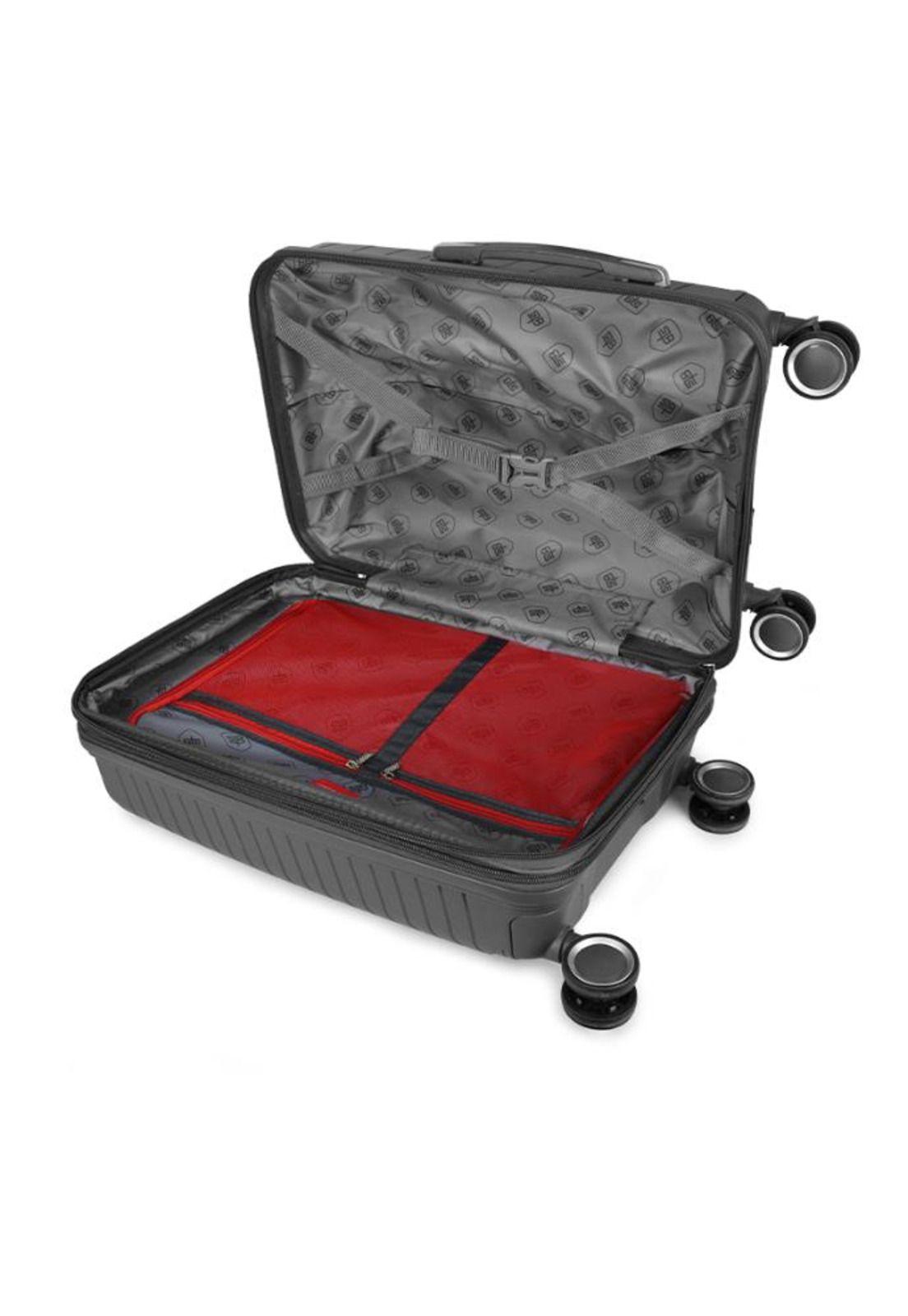 Maleta cabina con puerto USB Storm gris Swiss bag-2