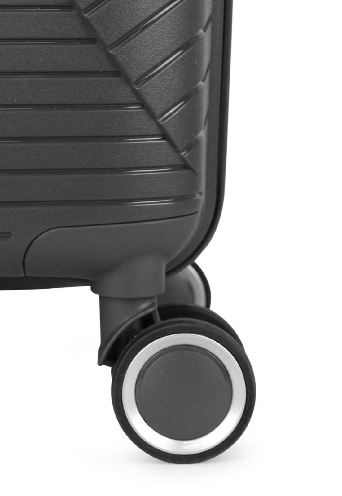 Maleta cabina con puerto USB Storm gris Swiss bag-3