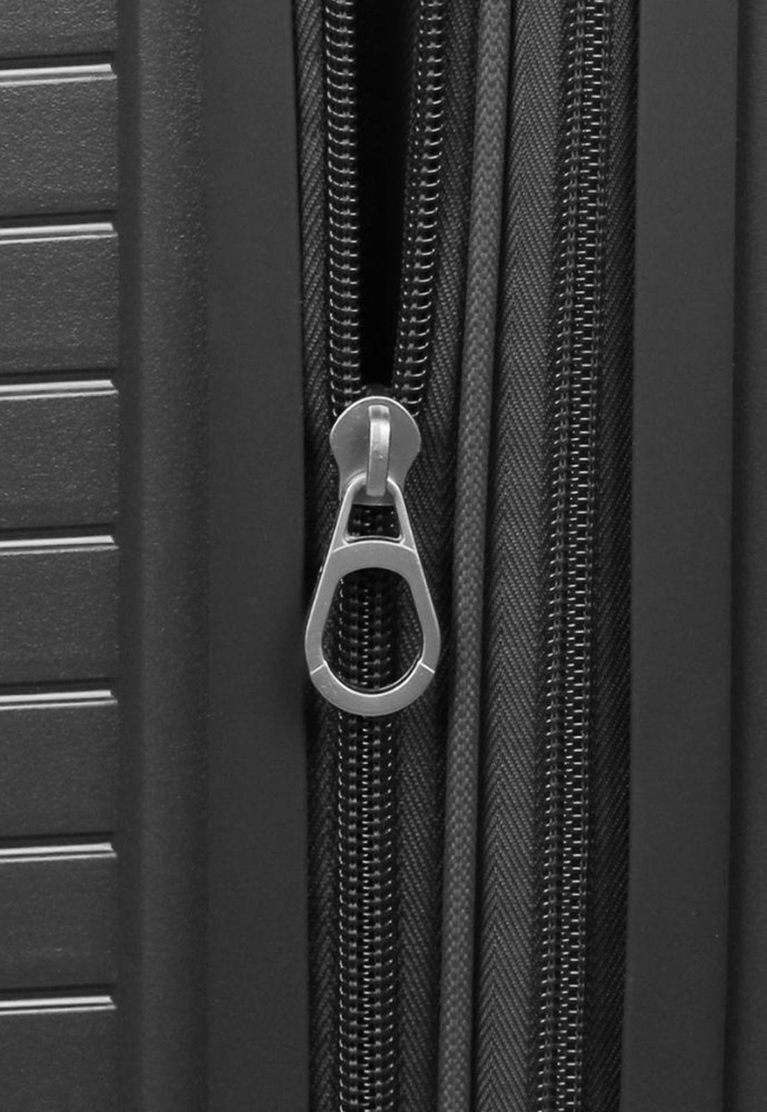 Maleta cabina con puerto USB Storm gris Swiss bag-4