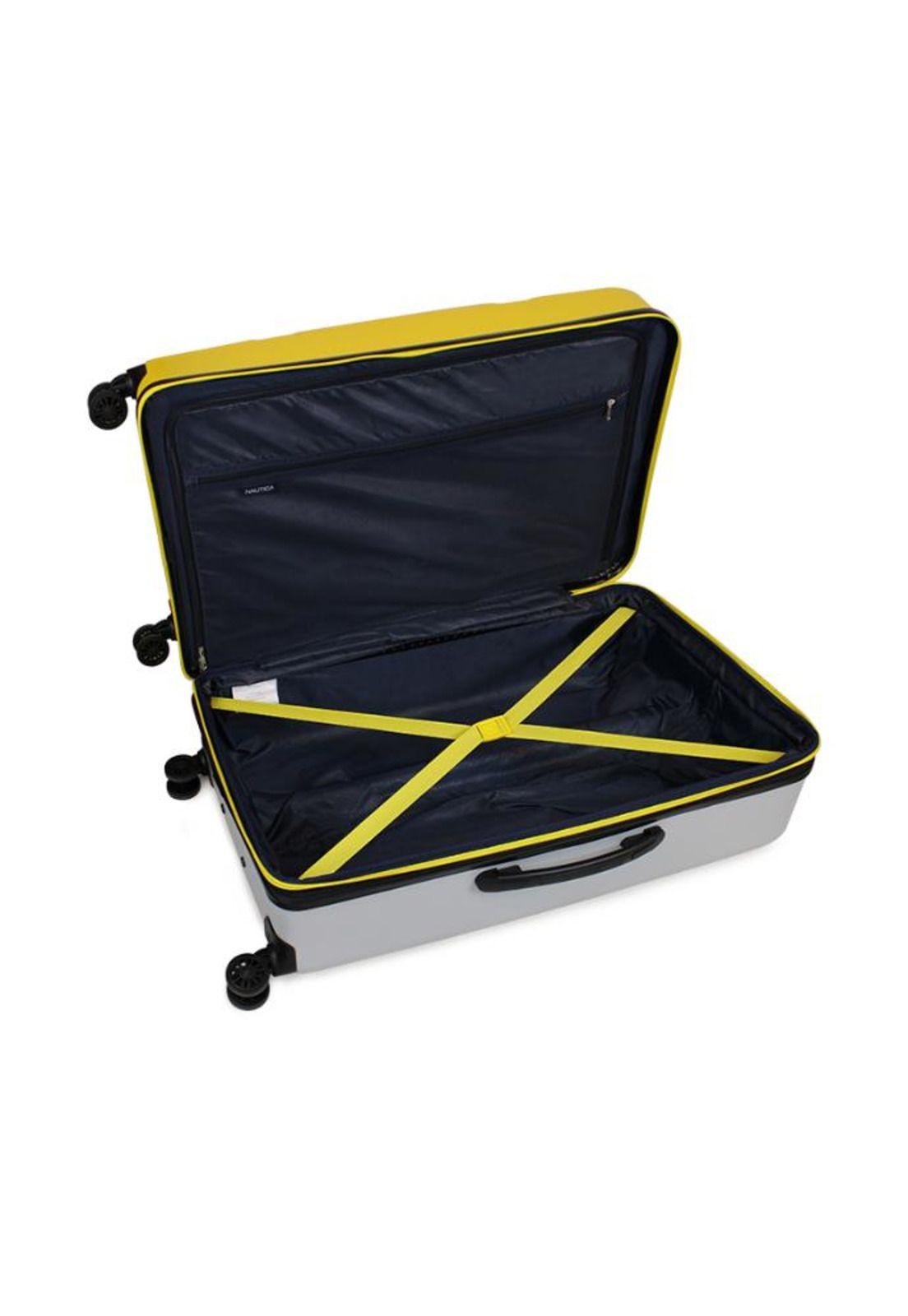 Maleta Bora Mediana 20kg amarilla-gris Nautica-1