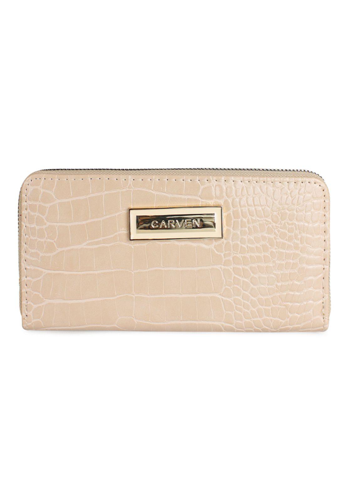 Billetera mujer Sofia beige Carven Paris-0