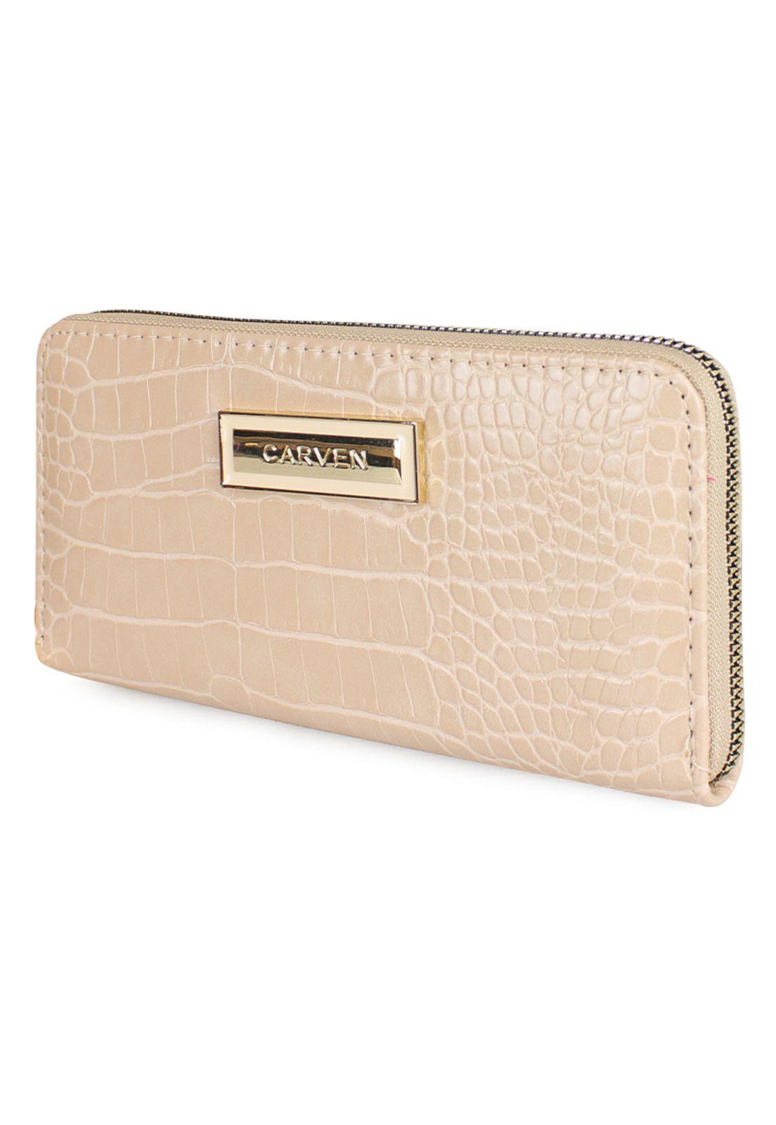 Billetera mujer Sofia beige Carven Paris-1