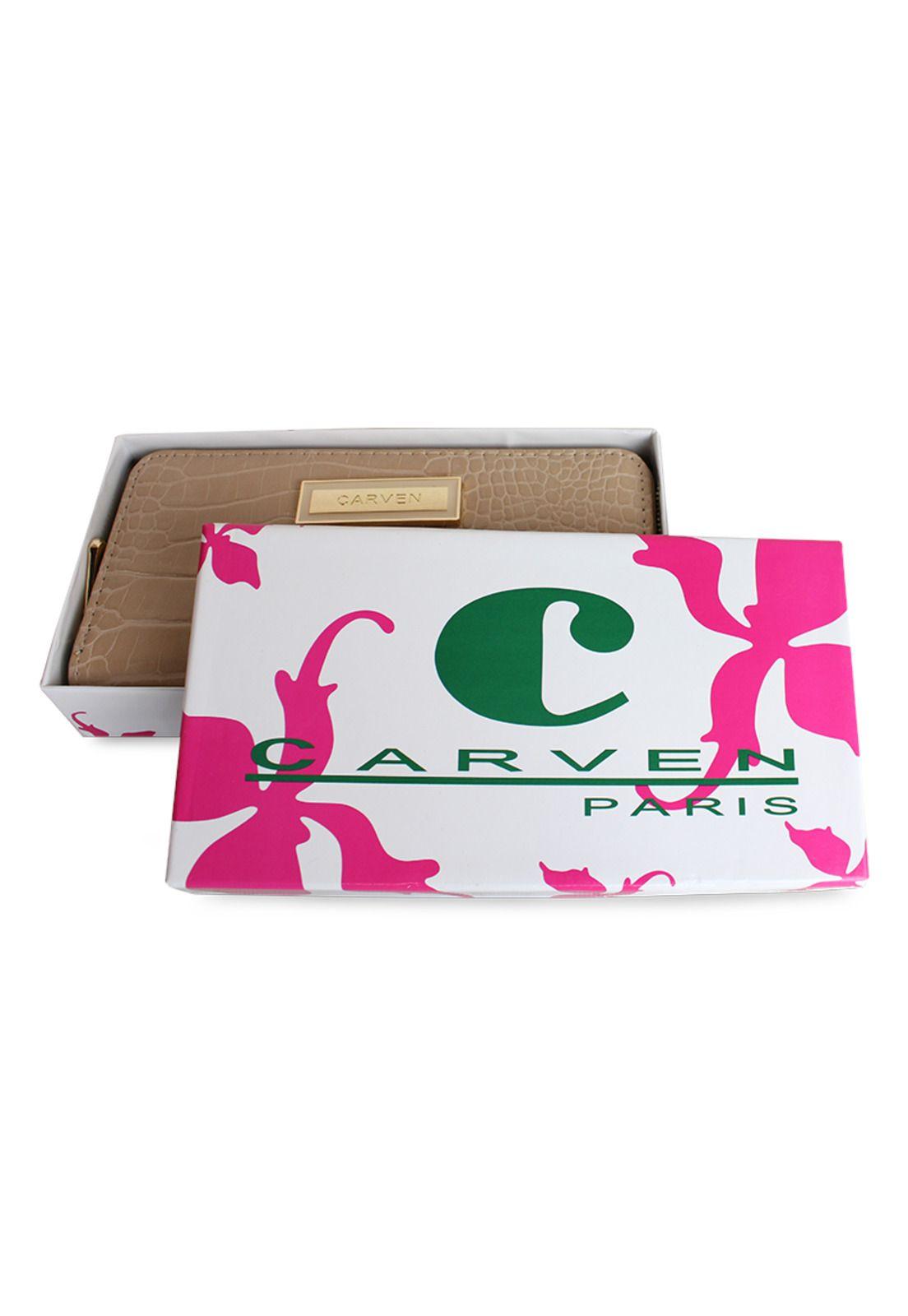 Billetera mujer Sofia beige Carven Paris-3