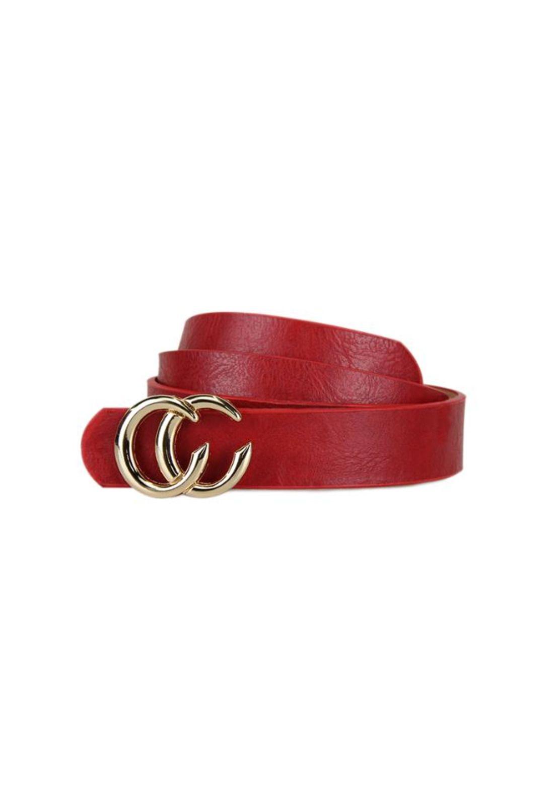 Cinturón mujer Siena rojo Carven-0