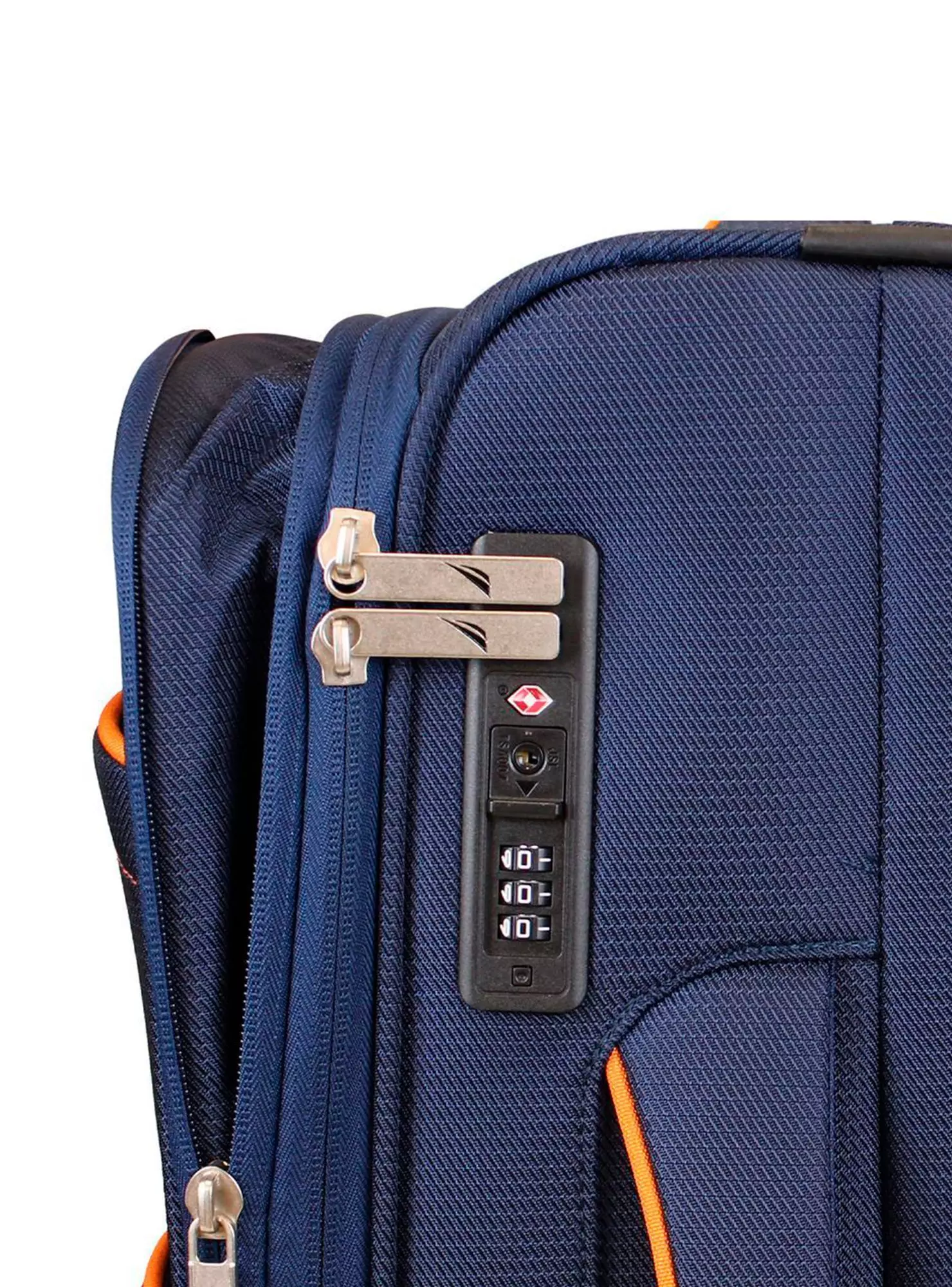 Maleta blanda de tela S de cabina Nautica Lisboa 10kg azul-2