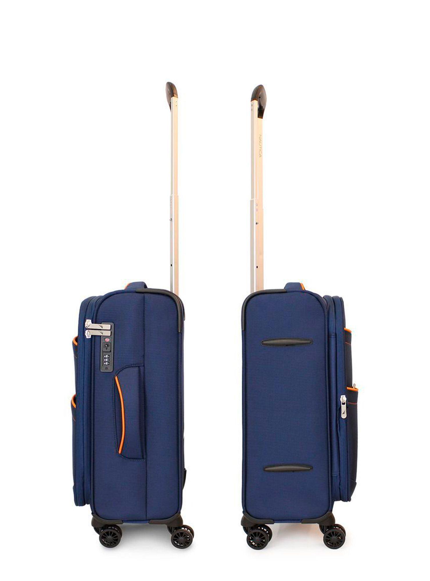 Maleta blanda de tela S de cabina Nautica Lisboa 10kg azul-5