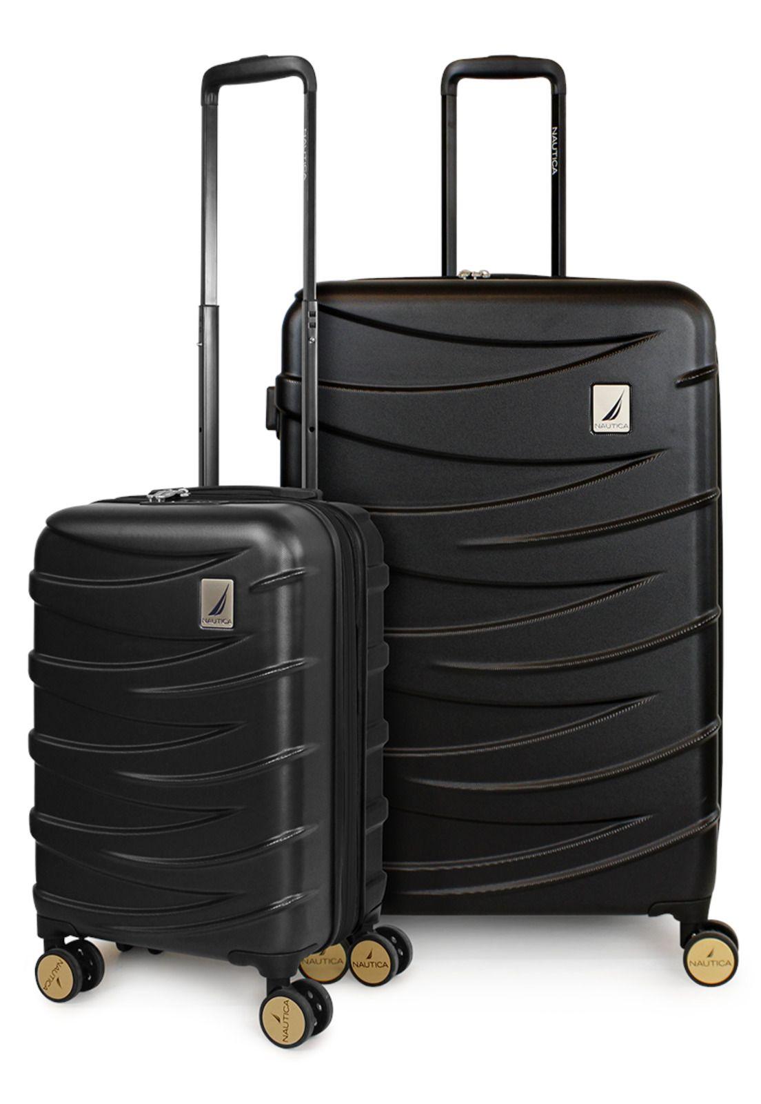 Pack 2 maletas S+L Mónaco de 10 y 23kg negra Nautica-0