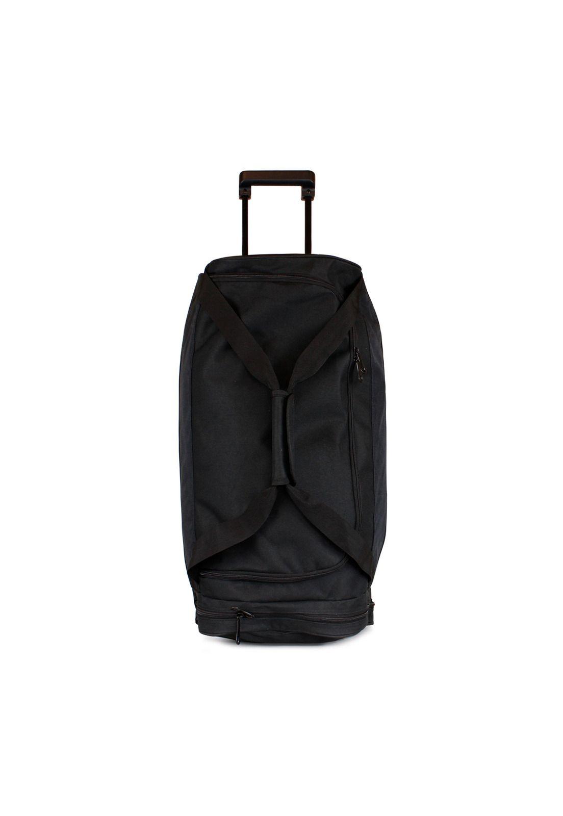 Bolso de Viaje con Ruedas FILA Overland M 89Lts Negro + Candado-1