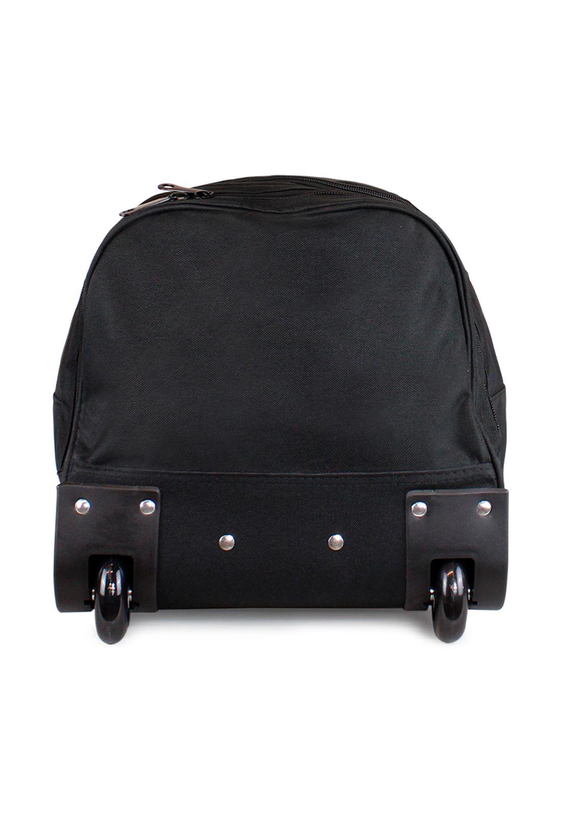 Bolso de Viaje con Ruedas FILA Overland M 89Lts Negro + Candado-4