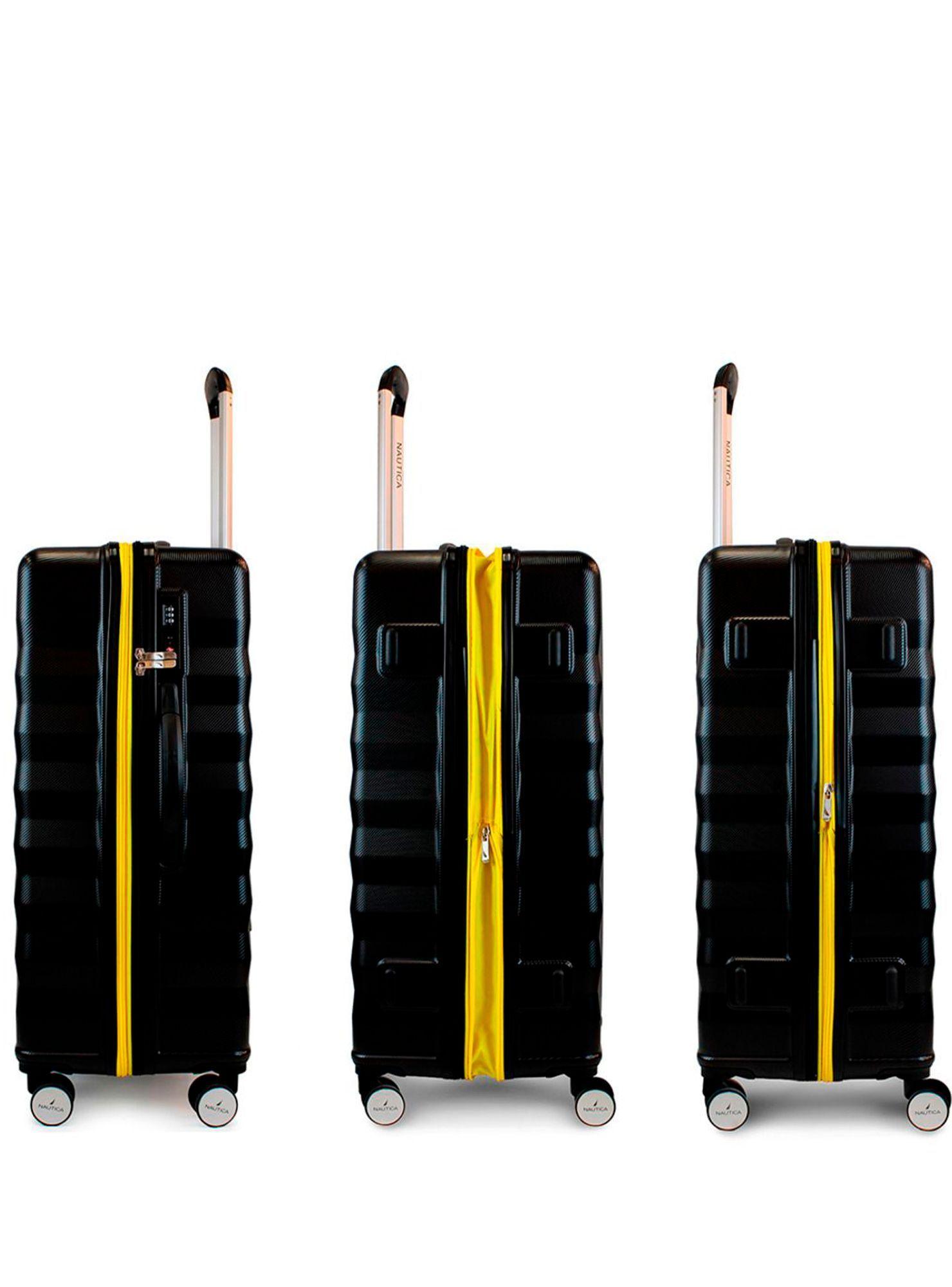 Pack 2 maletas Nautica S+L Polonia 10kg y 23kg negra-5