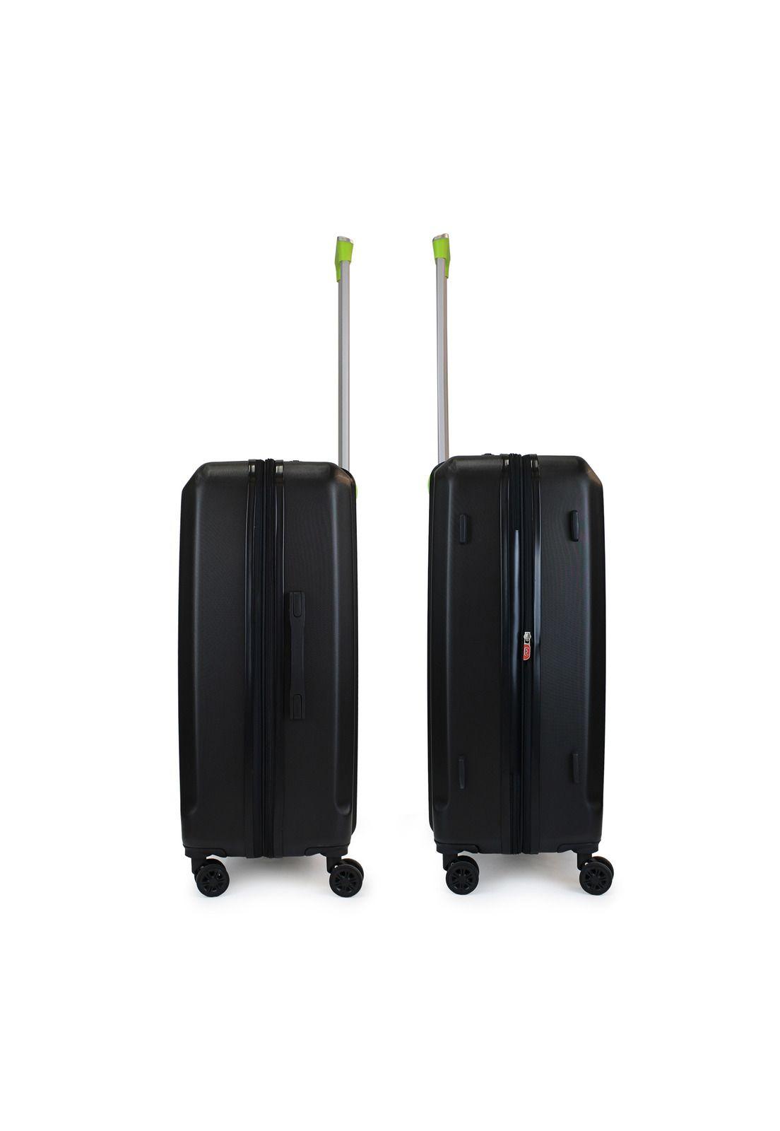 Pack 2 maletas S+M Olympia 10k y 20k negra-verde-5