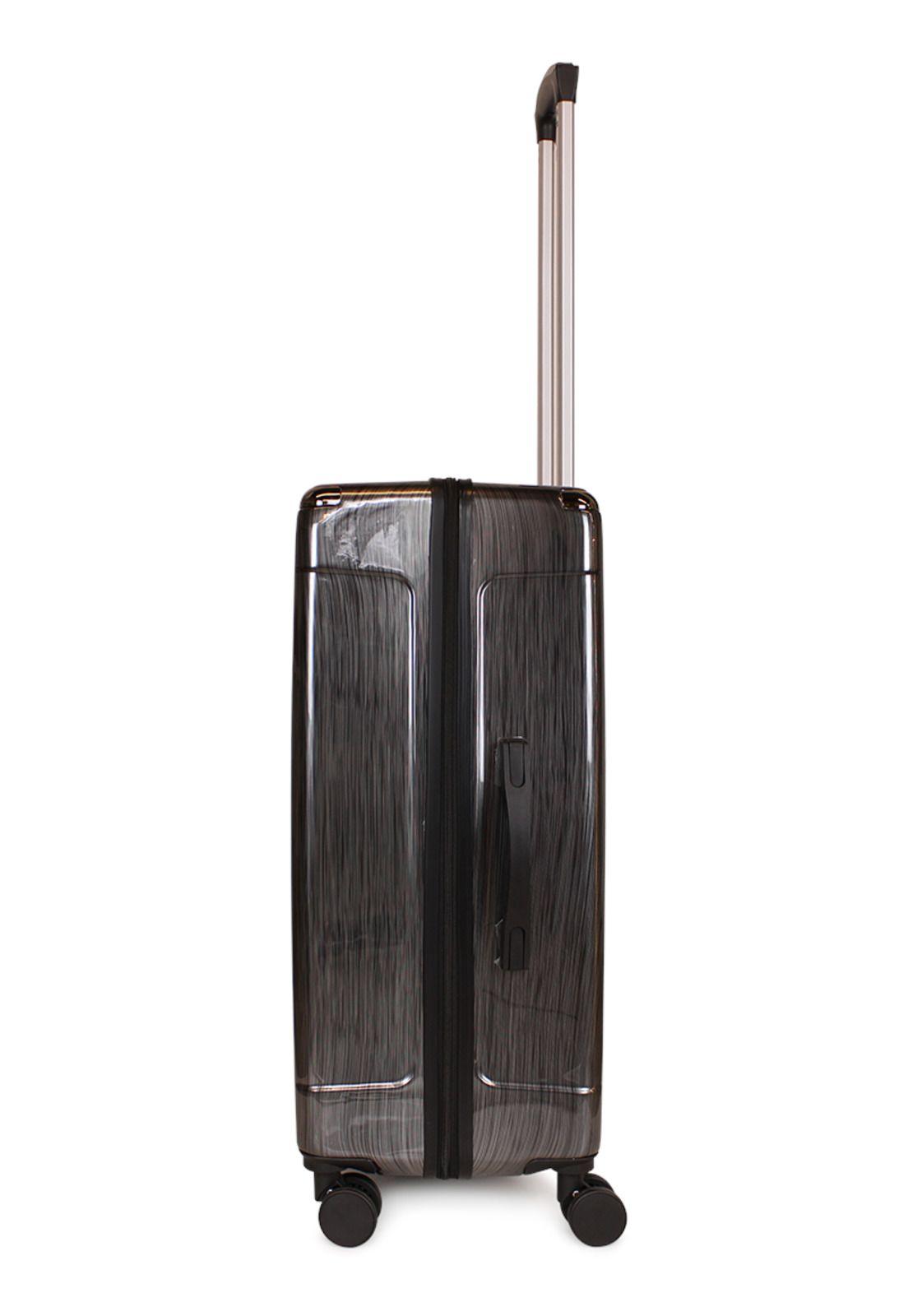 Maleta mediana 18 (kg) cargo negra F la Maleta de Chile-5