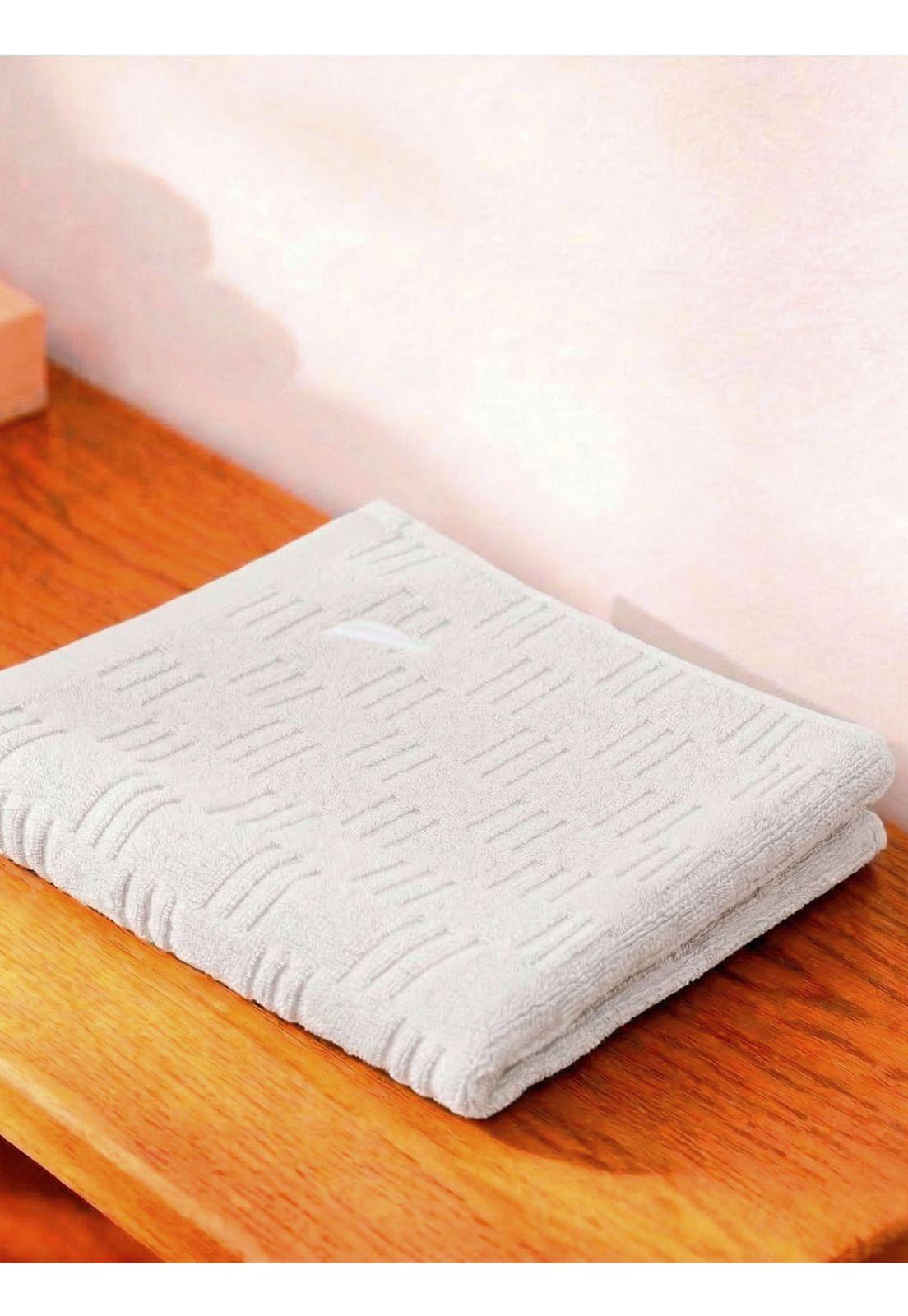 Toalla de manos SAVOY Nautica 100% algodón ultra suave 40x60cm gris-0