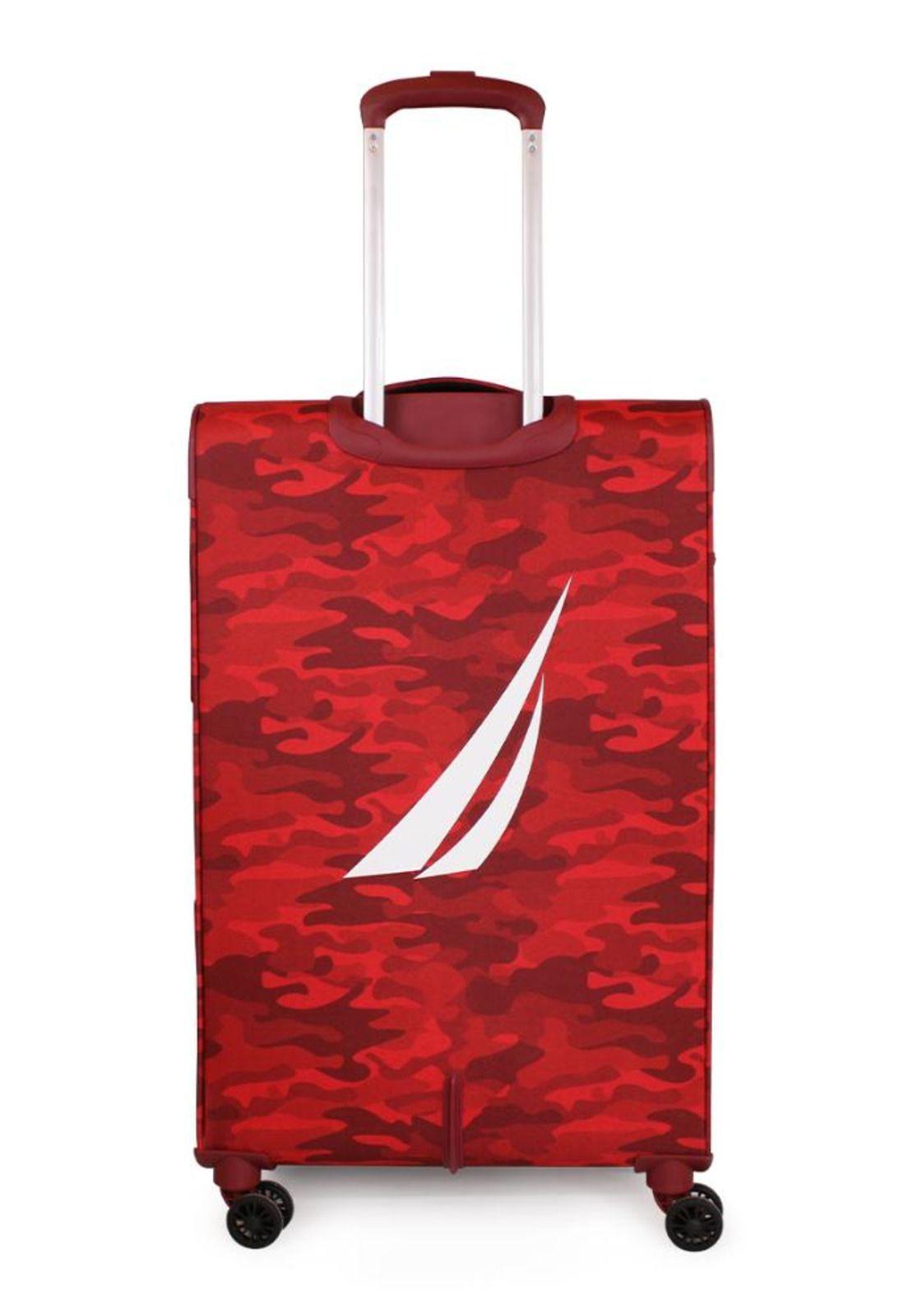 Maleta blanda de tela Barham L roja Nautica-7