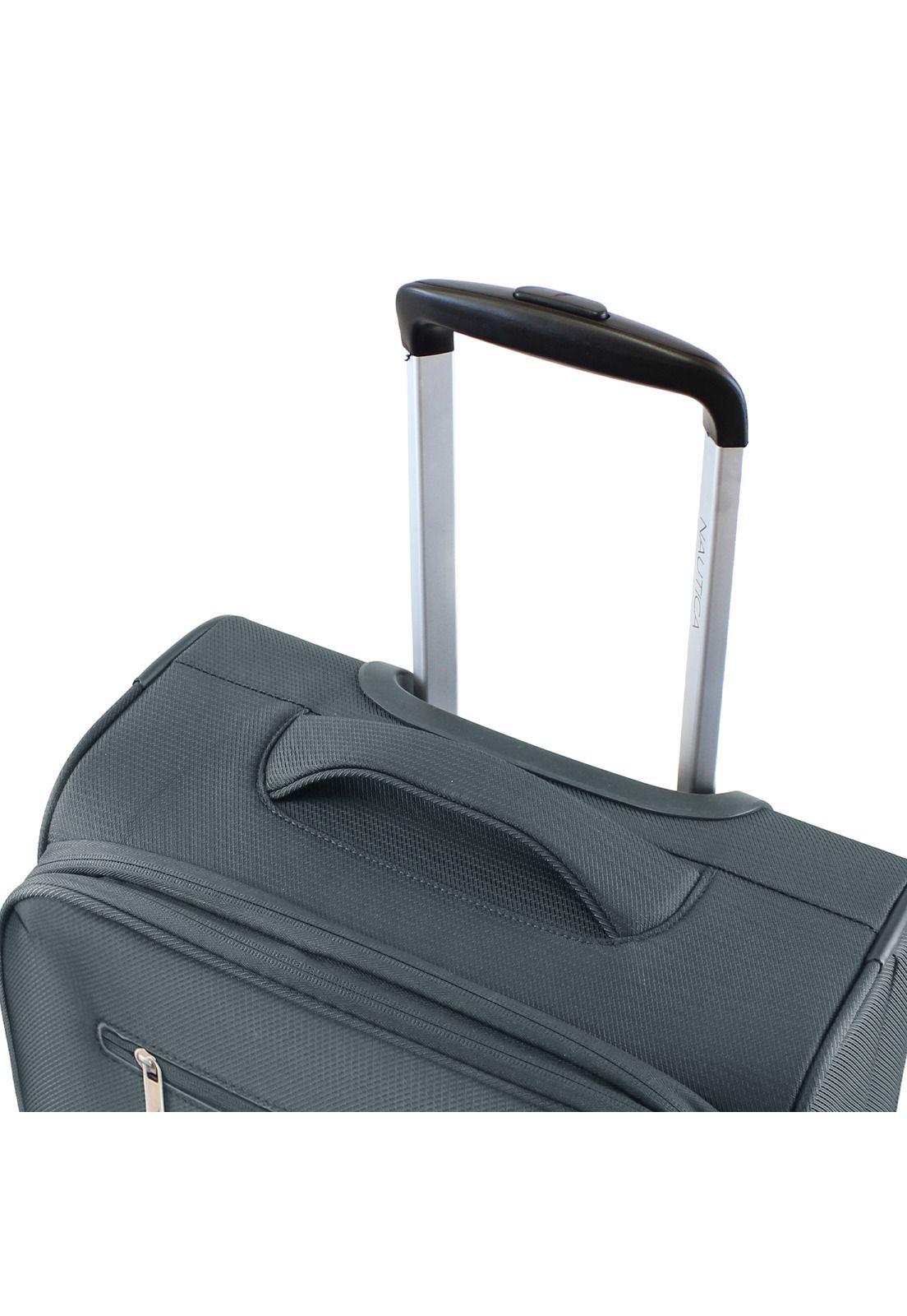 Maleta de tela S de cabina Nautica Munich 10kg gris-3