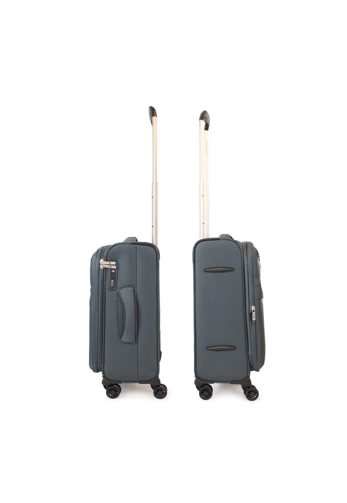 Maleta de tela S de cabina Nautica Munich 10kg gris-6