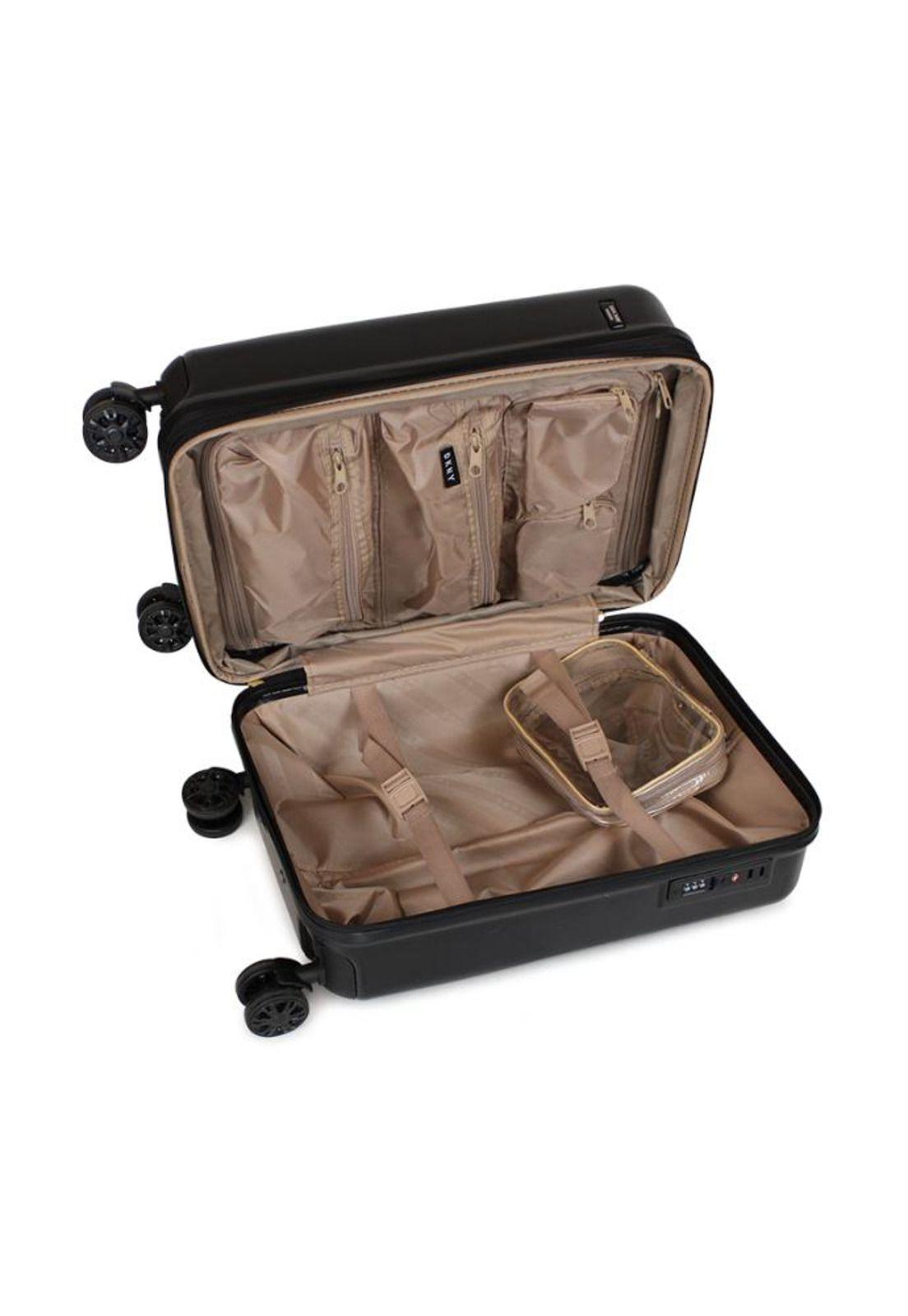 Pack 2 Maletas Donna Karan Elite S 10kg + L 23kg negra DKNY-2