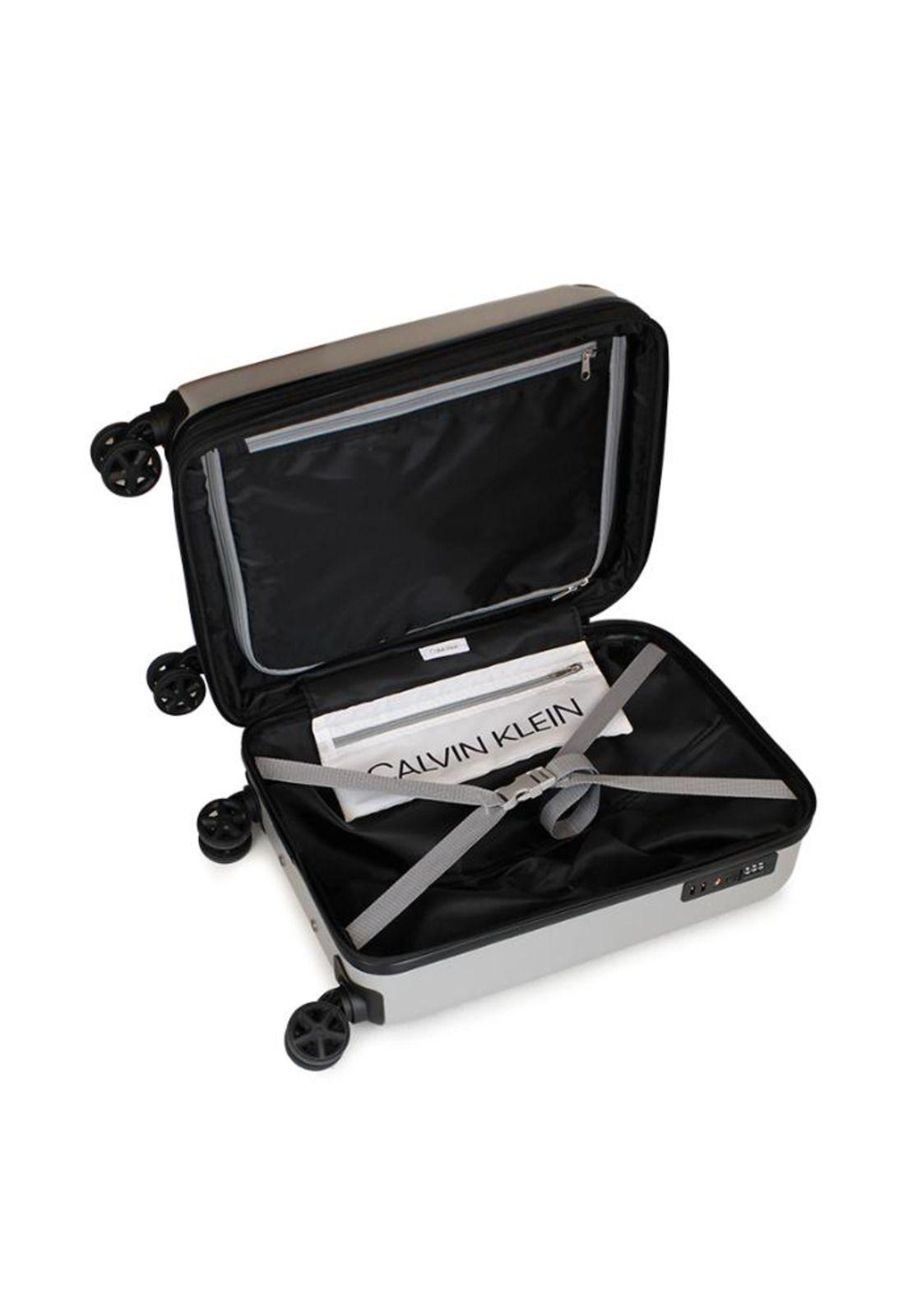 Pack 2 maletas Cadillac S de cabina 10kg + Grande 23kg gris Calvin Klein-2