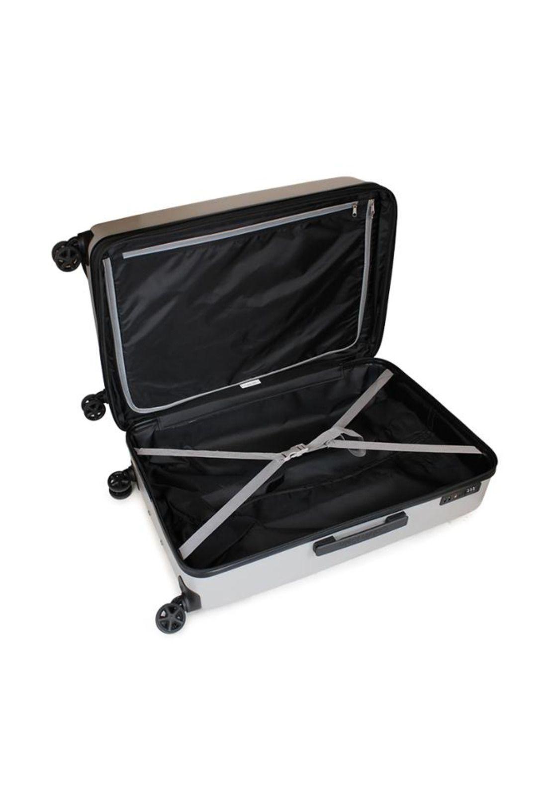 Pack 2 maletas Cadillac S de cabina 10kg + Grande 23kg gris Calvin Klein-4