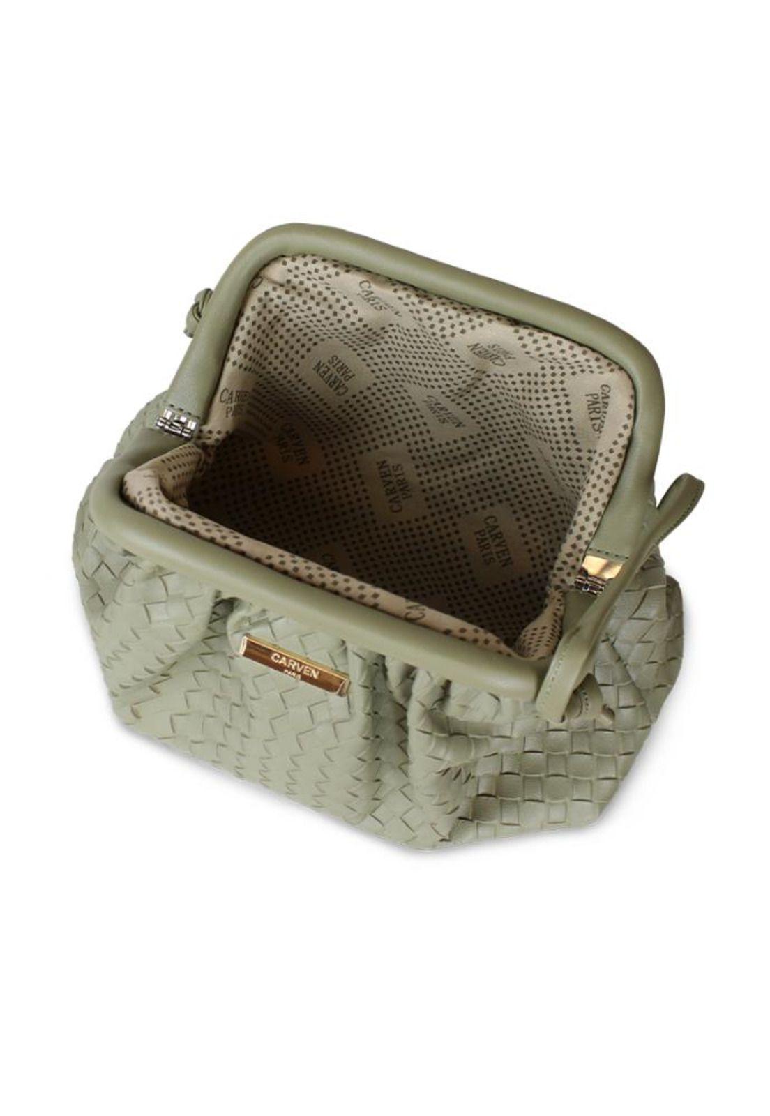 Cartera Freya mini verde Carven-2