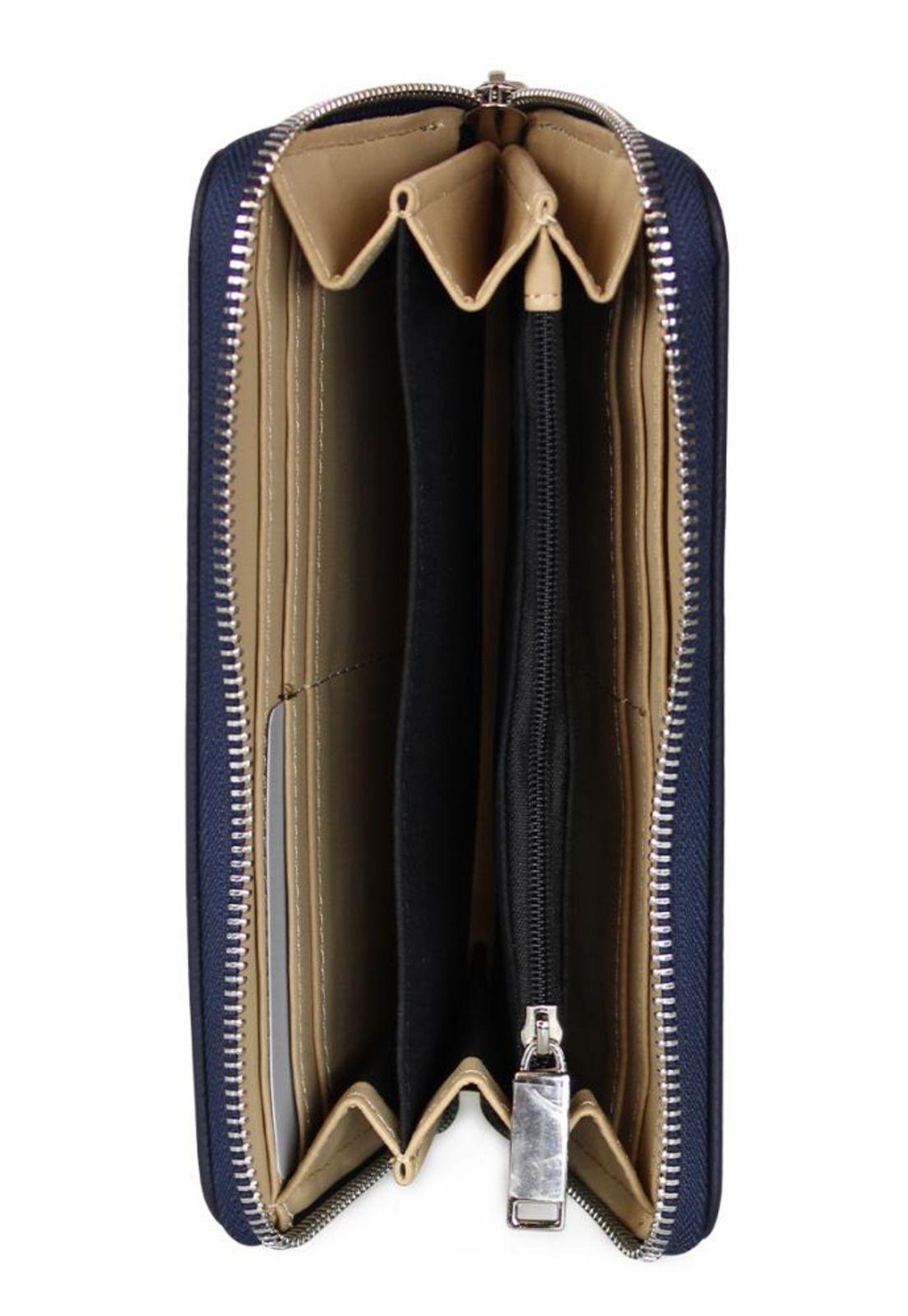 Billetera mujer Calixta azul Kenneth Cole-3