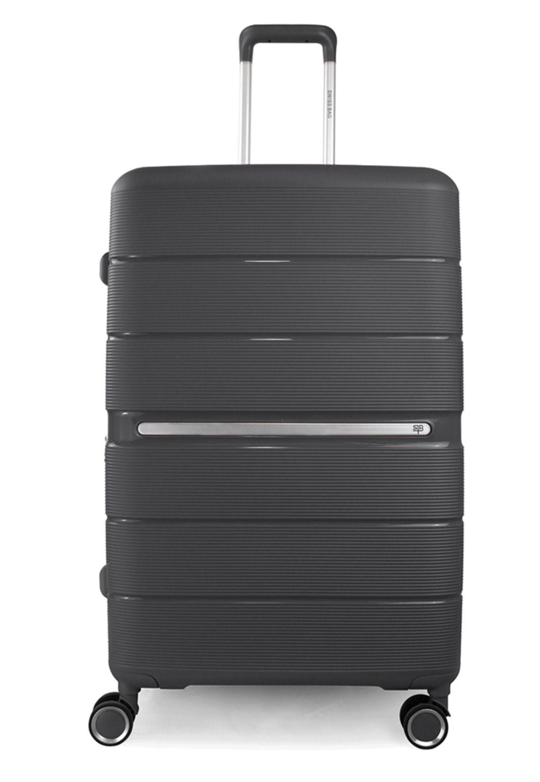 Maleta mediana Xpos gris + morral de regalo Swiss Bag-5
