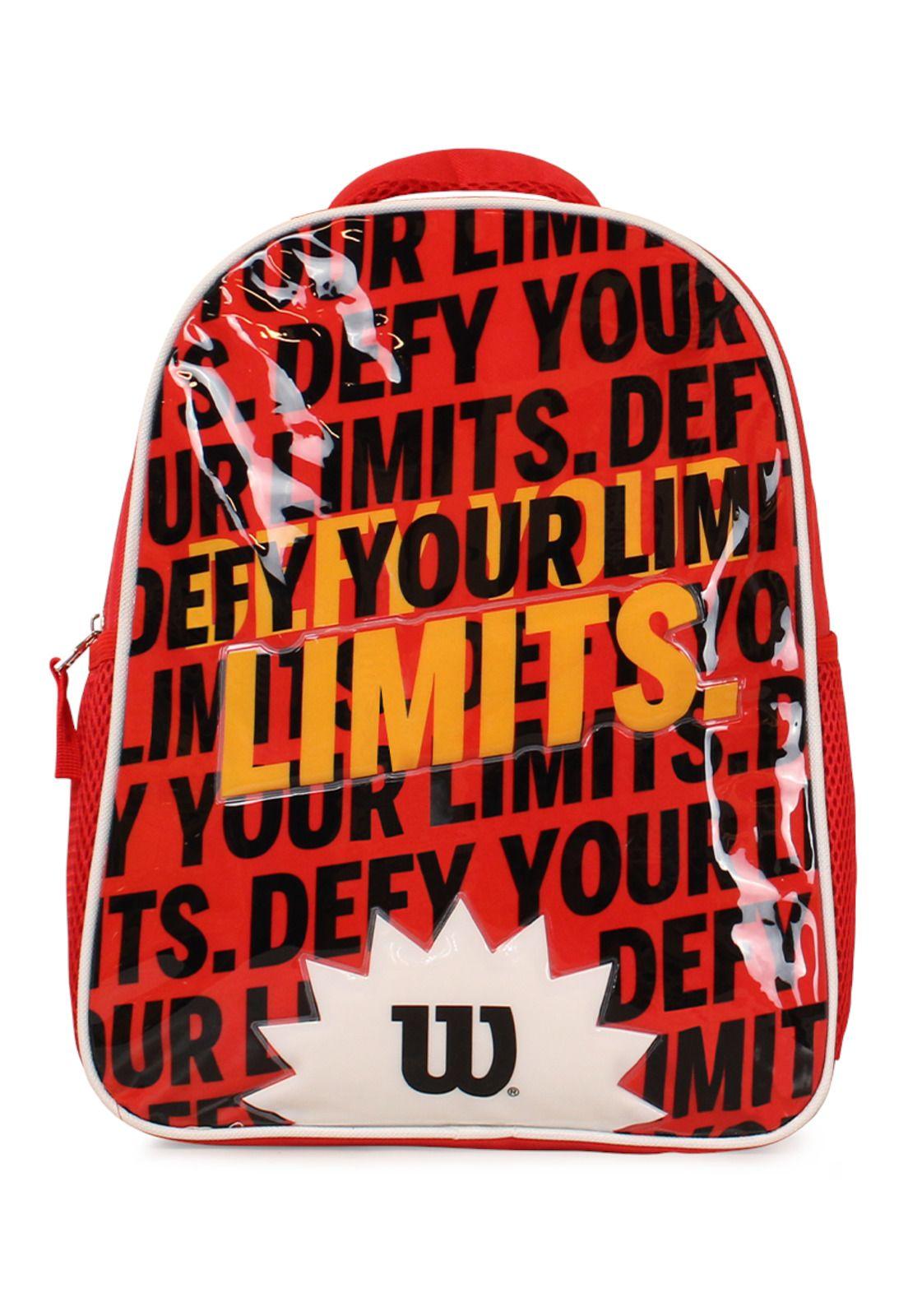 Mochila infantil unisex Luck roja Wilson-0