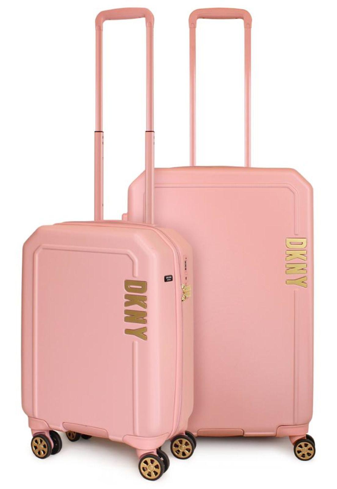 Pack 2 Maletas Donna Karan CLEAN S 10kg + M 20kg Pink DKNY-0