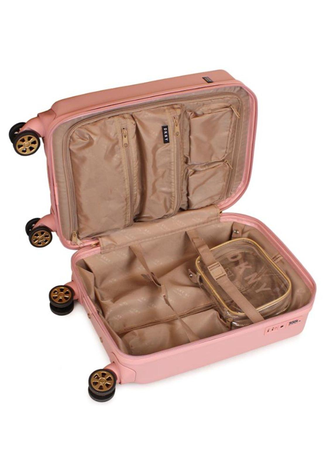 Pack 2 Maletas Donna Karan CLEAN S 10kg + M 20kg Pink DKNY-2