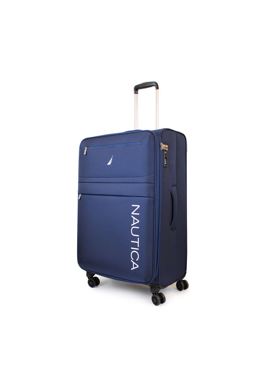 Set de 3 maletas de tela S+M+L Nautica Munich azul-5