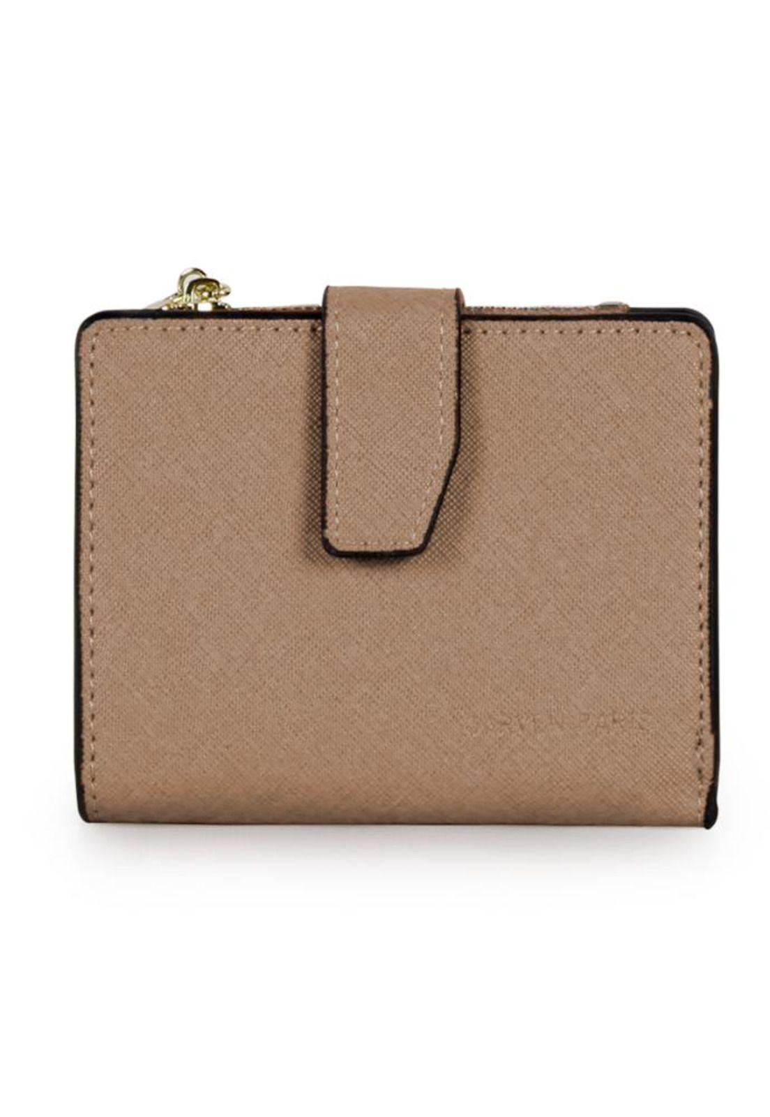 Billetera mujer Briana taupe Carven-4
