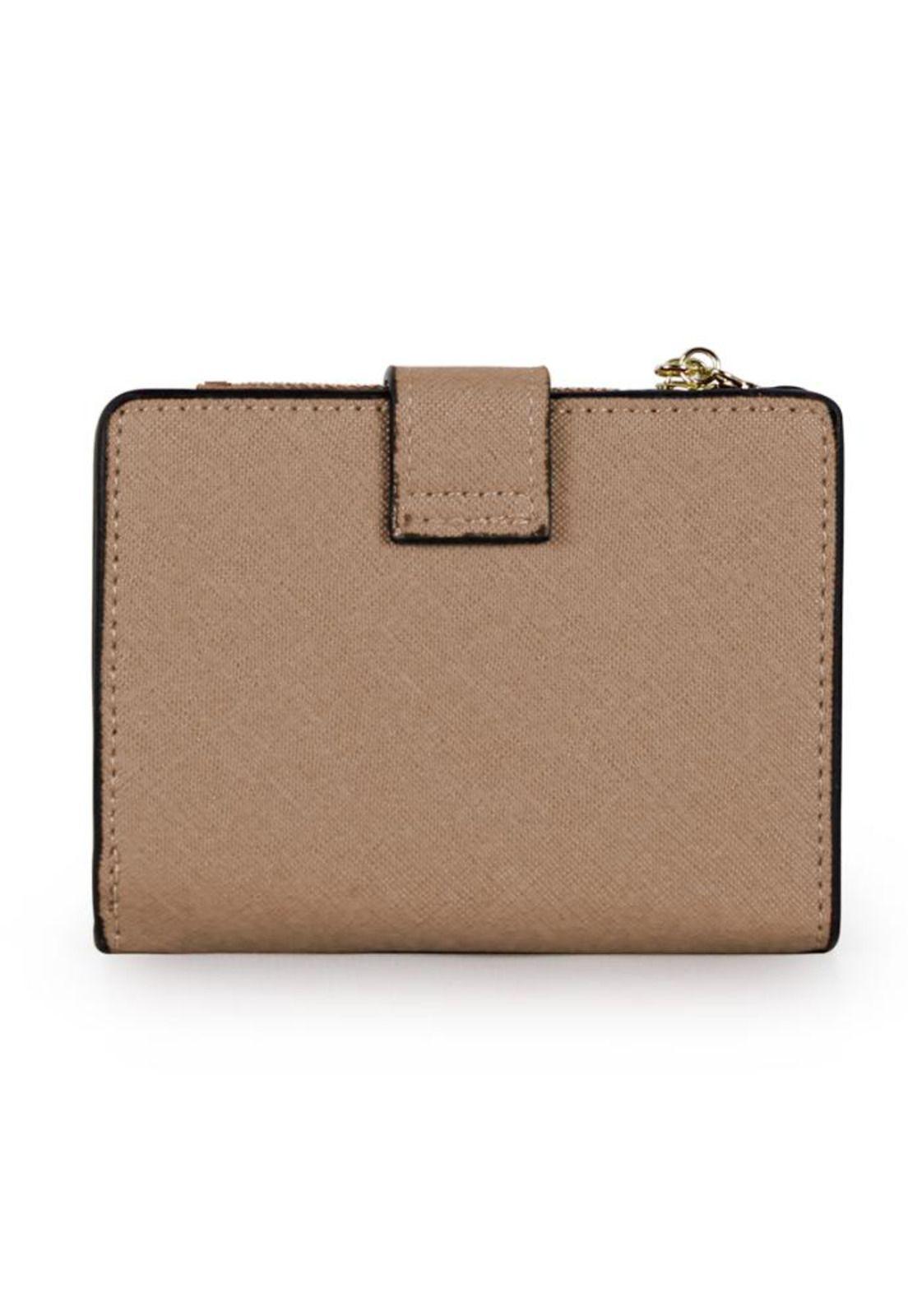 Billetera mujer Briana taupe Carven-5