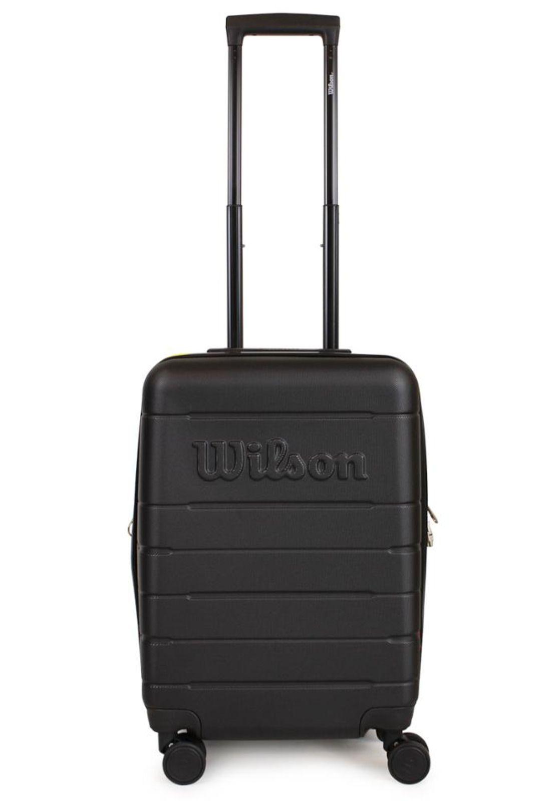 Maleta Madison negra-amarillo S de cabina 10kg Wilson-1